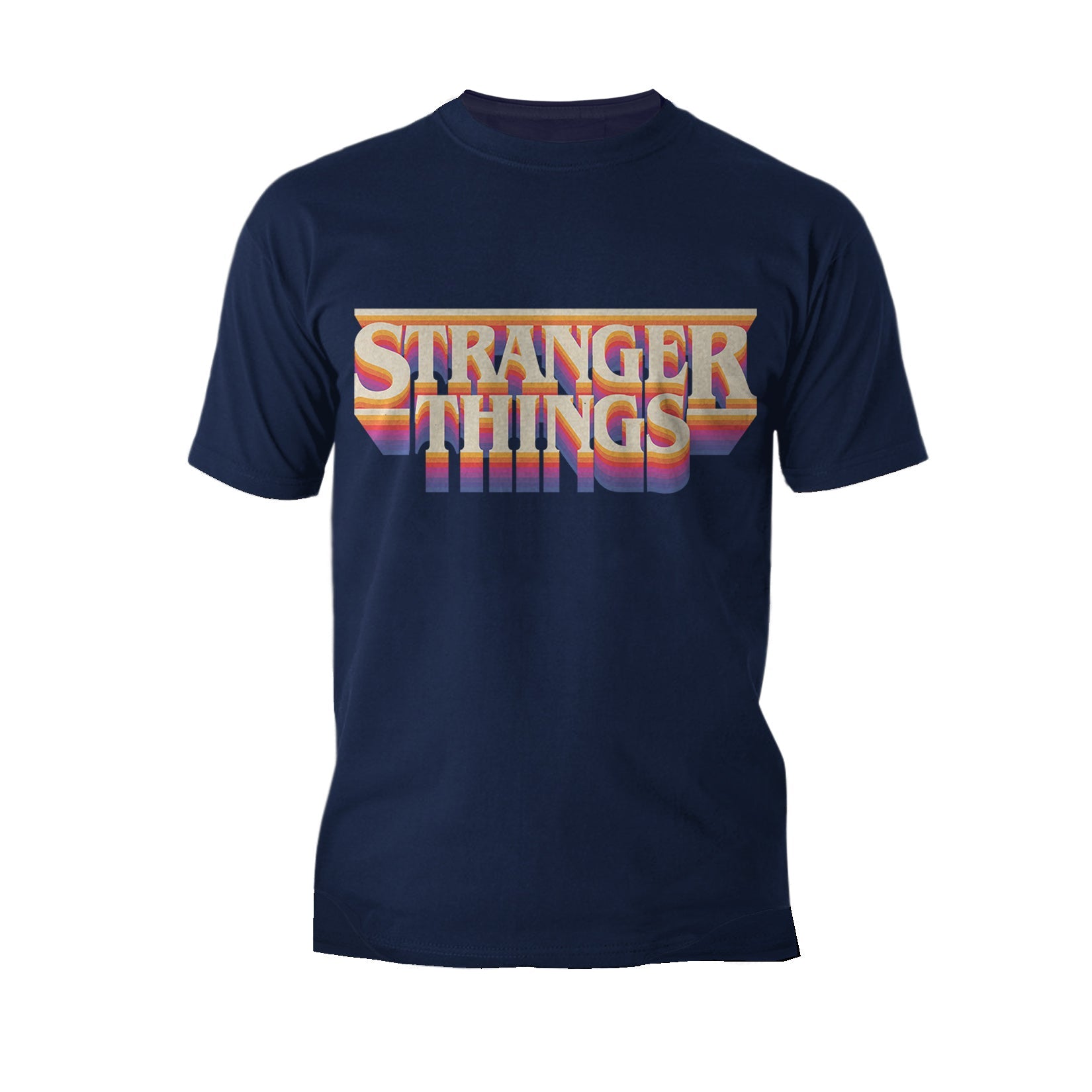 Stranger Things Logo Retro Trip Men's T-shirt