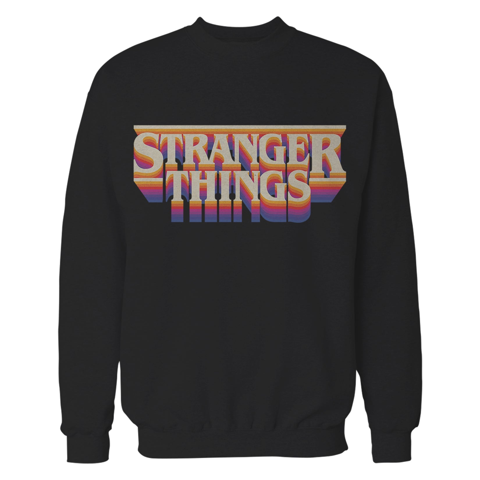 Stranger Things Logo Retro Trip Sweatshirt