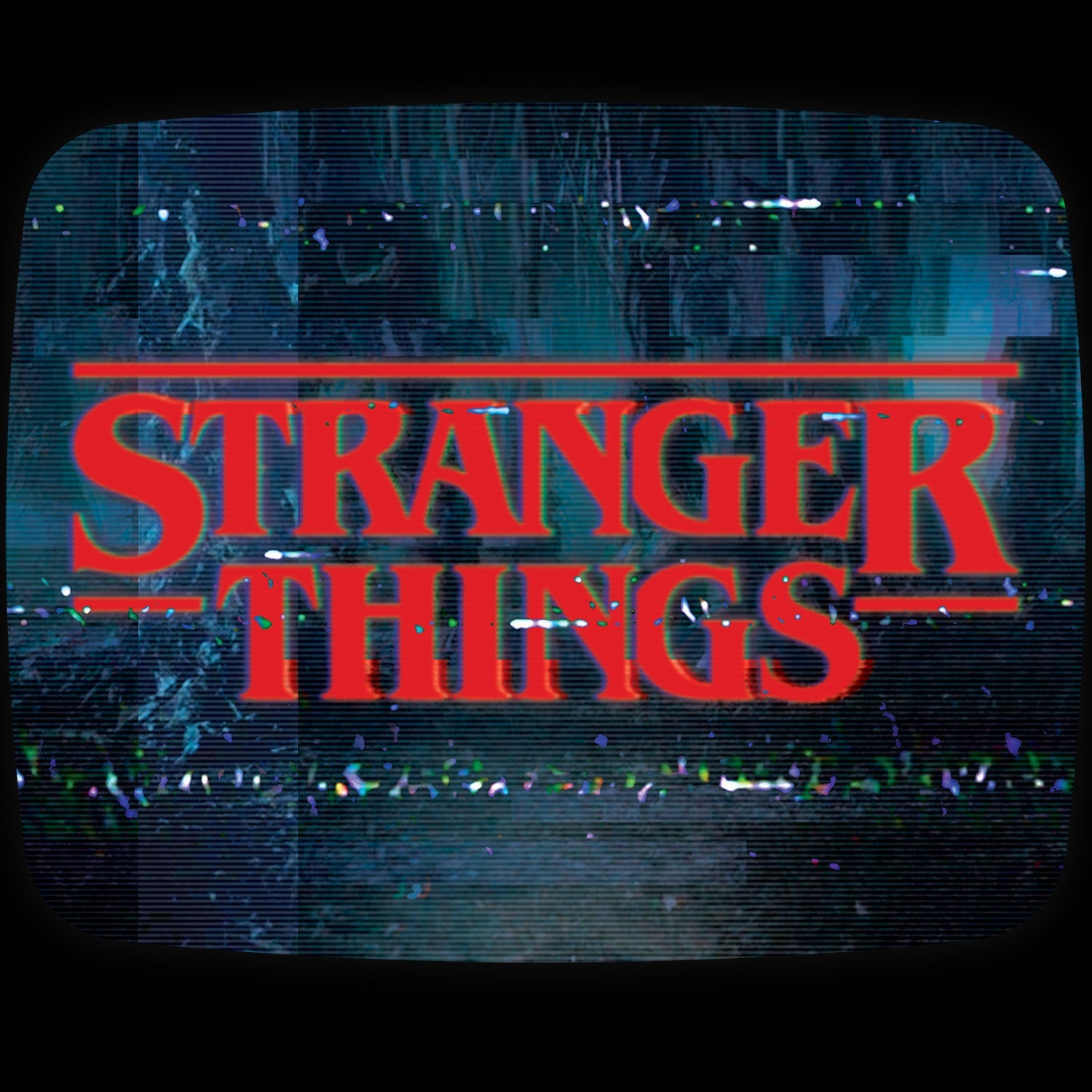 Stranger Things Logo TV Screen Sweatshirt