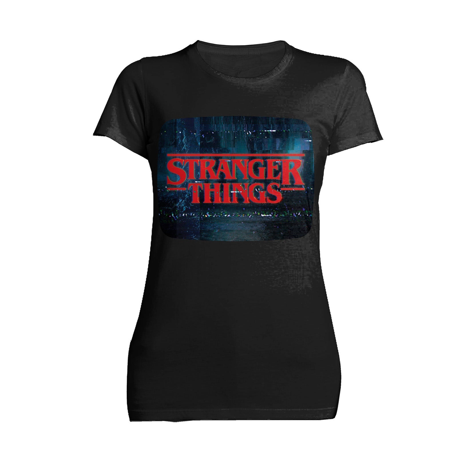 Stranger Things Logo TV Screen Women's T-shirt