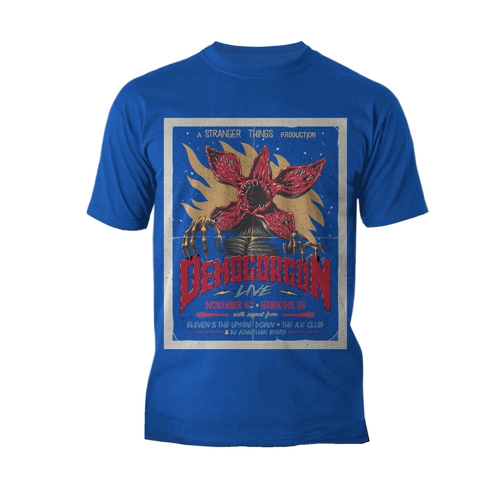 Stranger Things Poster Promo Demogorgon Live Men's T-Shirt