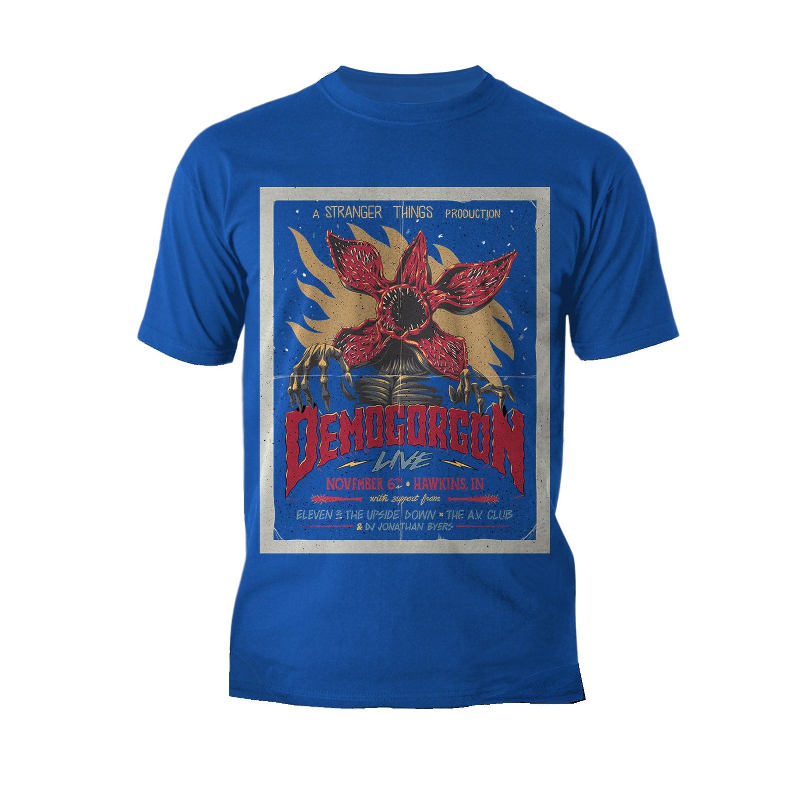 Stranger Things Poster Promo Demogorgon Live Men's T-Shirt