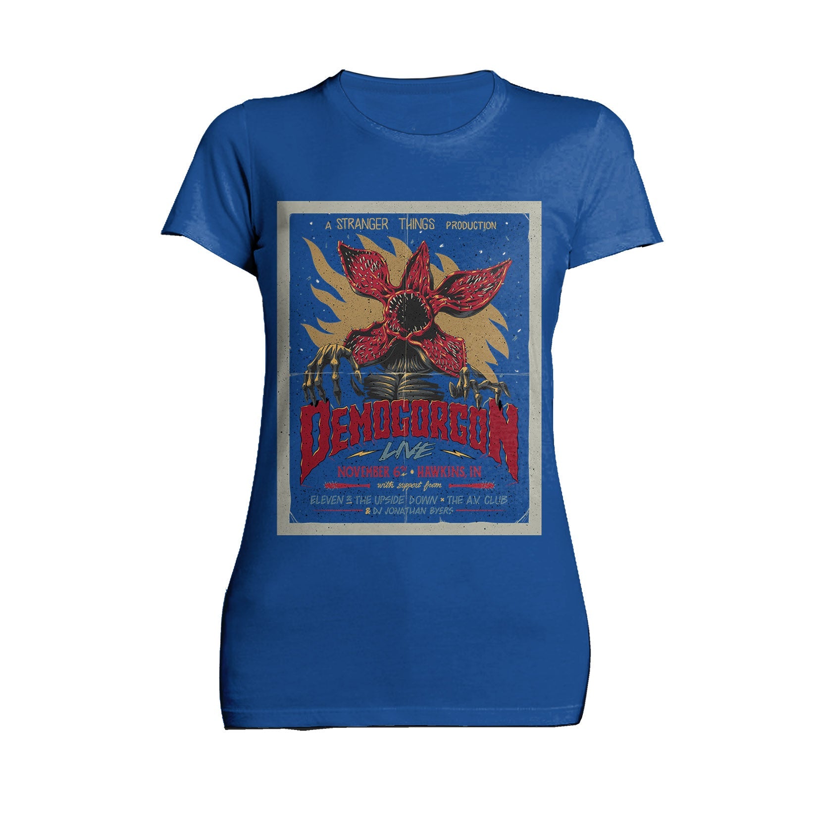 Stranger Things Poster Promo Demogorgon Live Women's T-Shirt