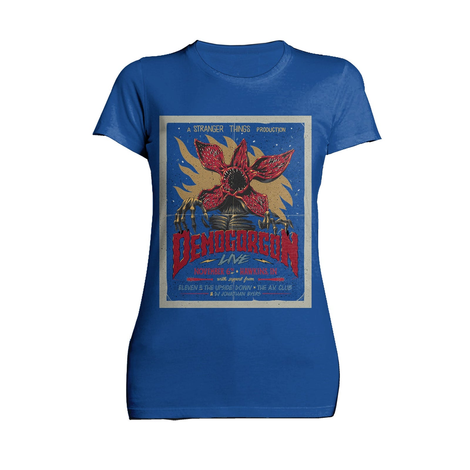 Stranger Things Poster Promo Demogorgon Live Women's T-Shirt