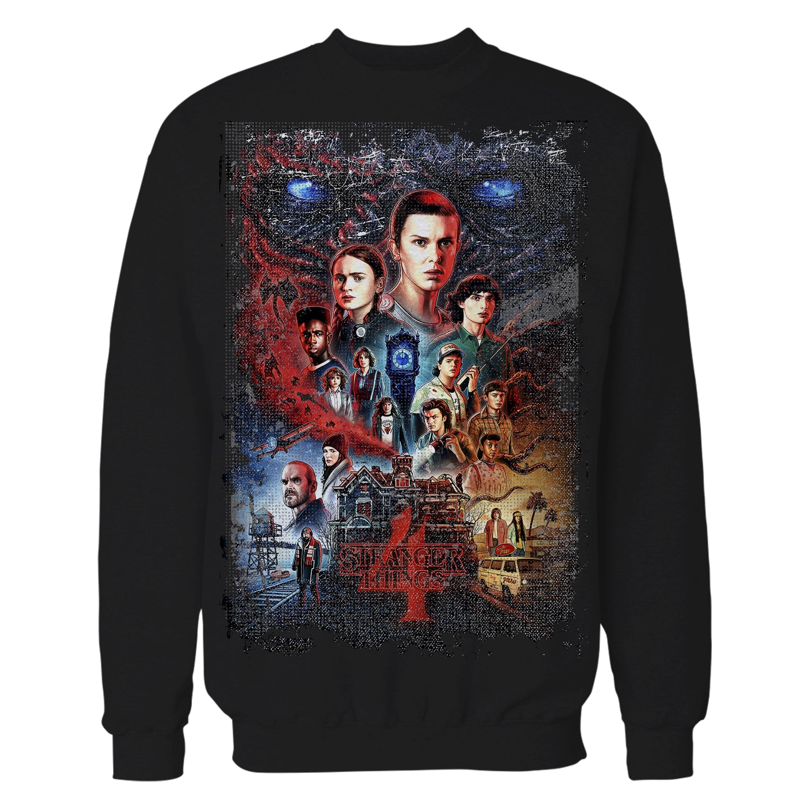Stranger Things S4 Poster Vintage Battle Sweatshirt