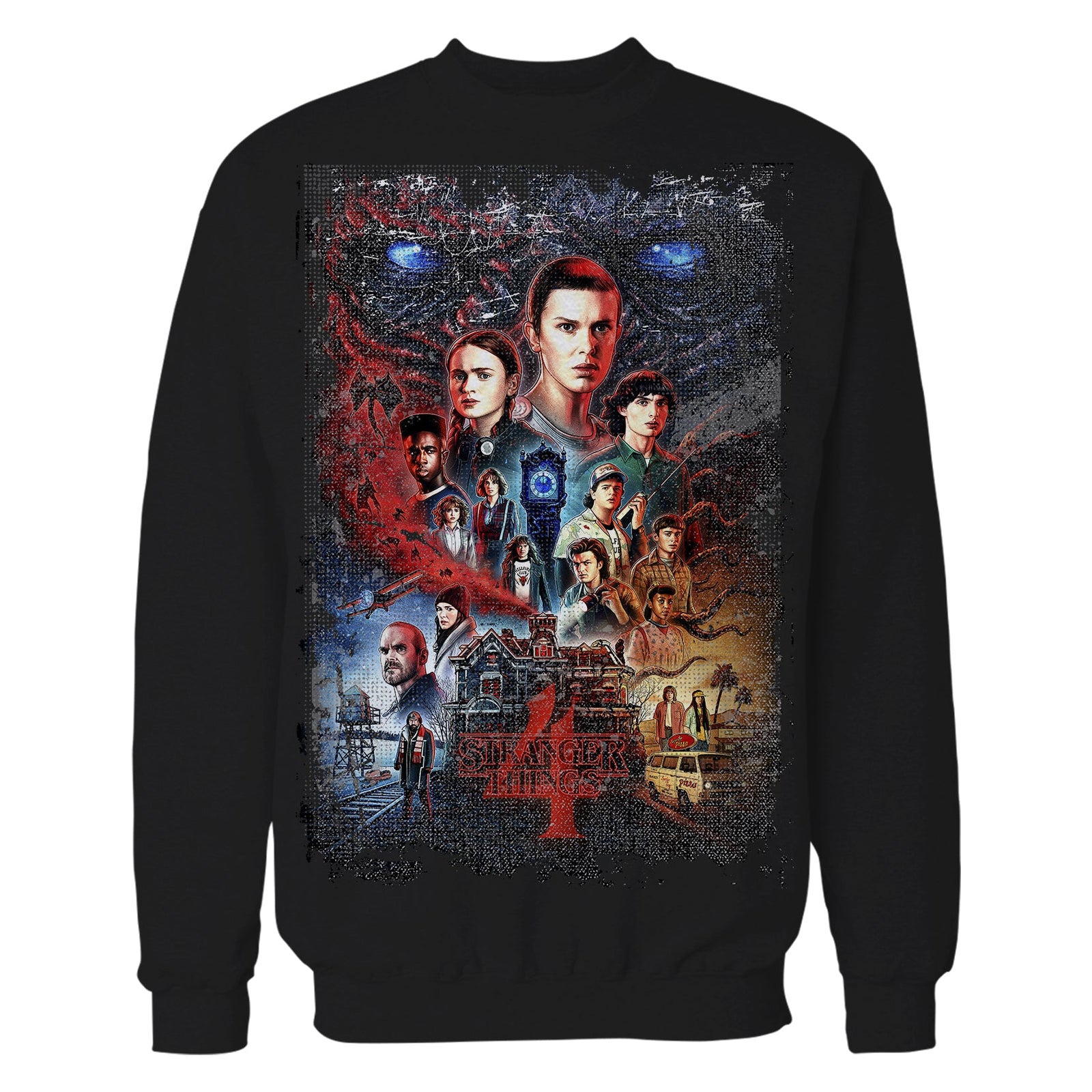 Stranger Things S4 Poster Vintage Battle Sweatshirt