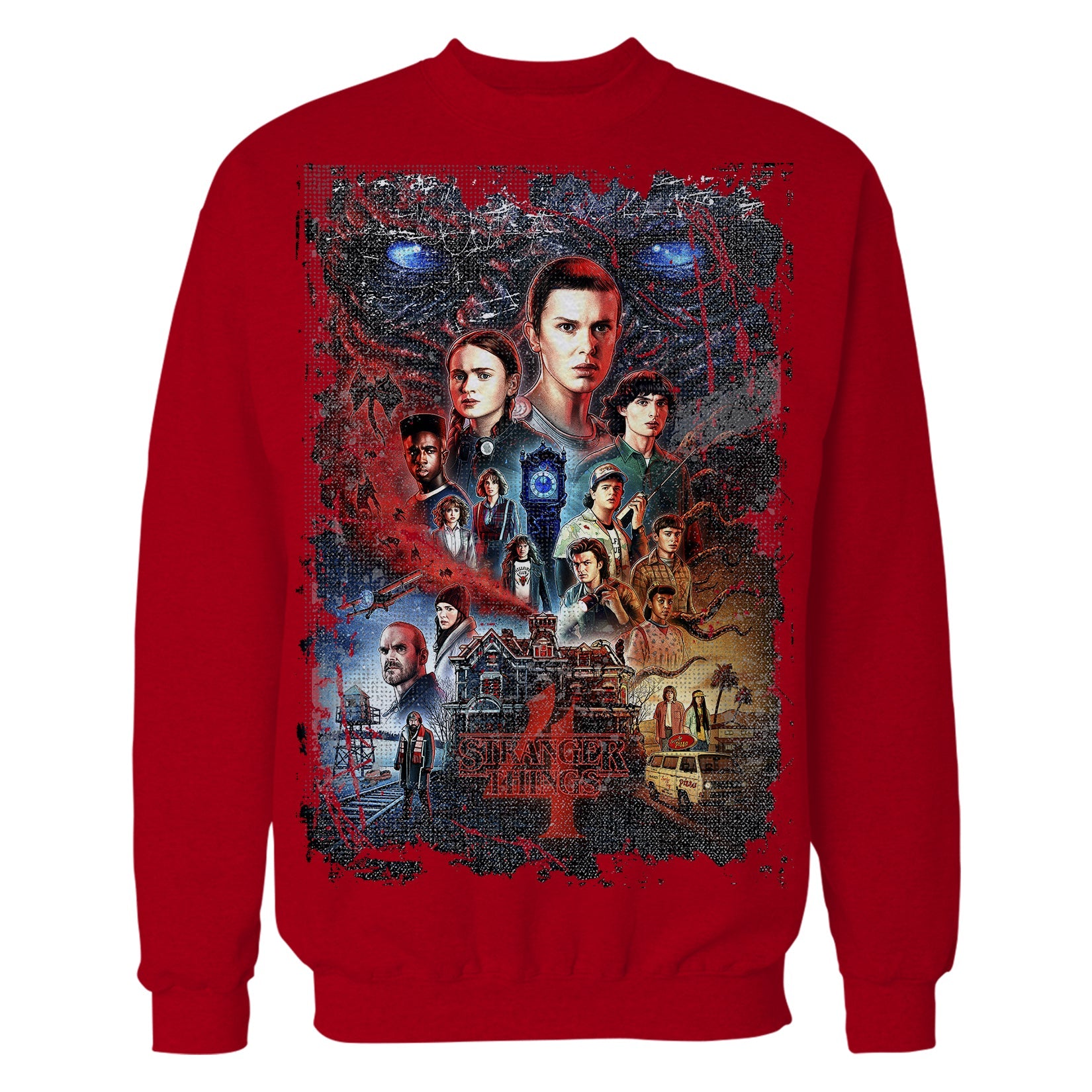 Stranger Things S4 Poster Vintage Battle Sweatshirt