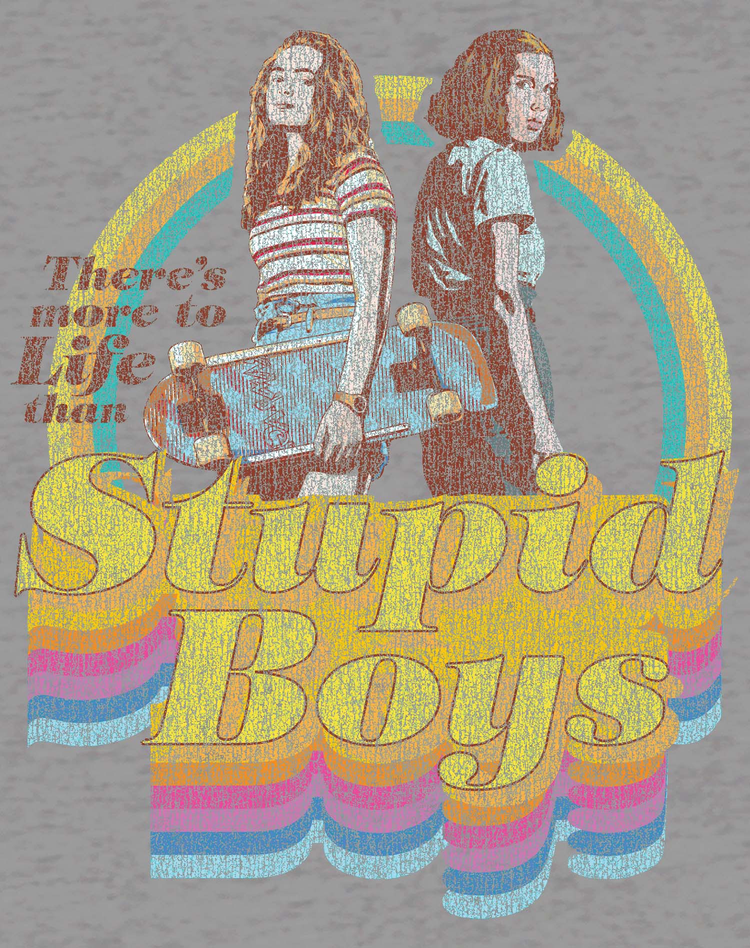 Stranger Things Stupid Boys Official Women's T-Shirt