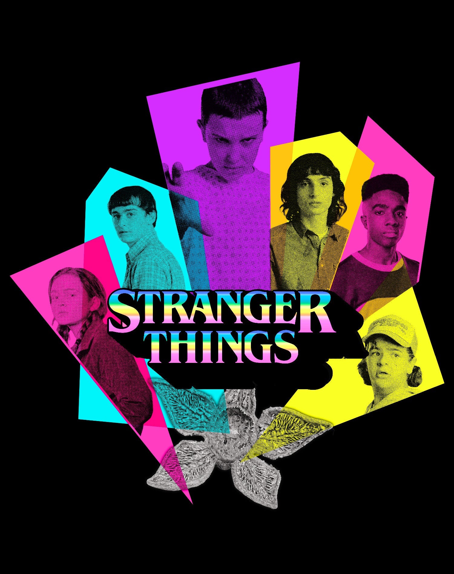Stranger Things The Party Memphis Splash Men's T-Shirt