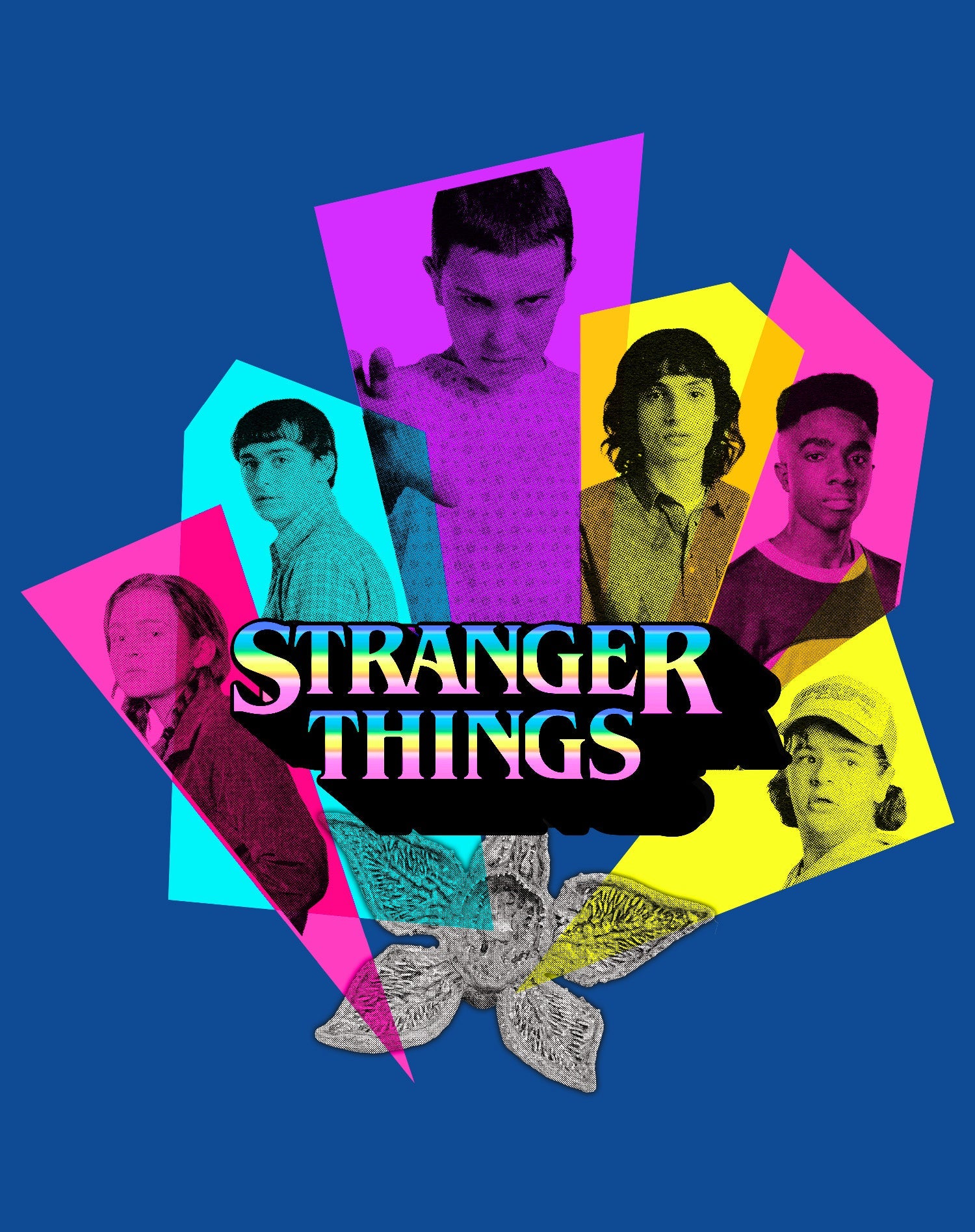Stranger Things The Party Memphis Splash Men's T-Shirt