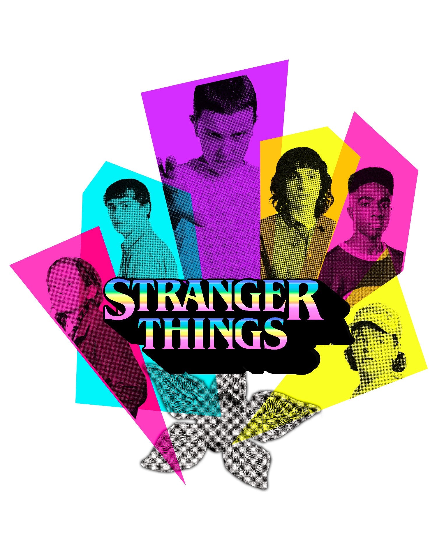 Stranger Things The Party Memphis Splash Men's T-Shirt