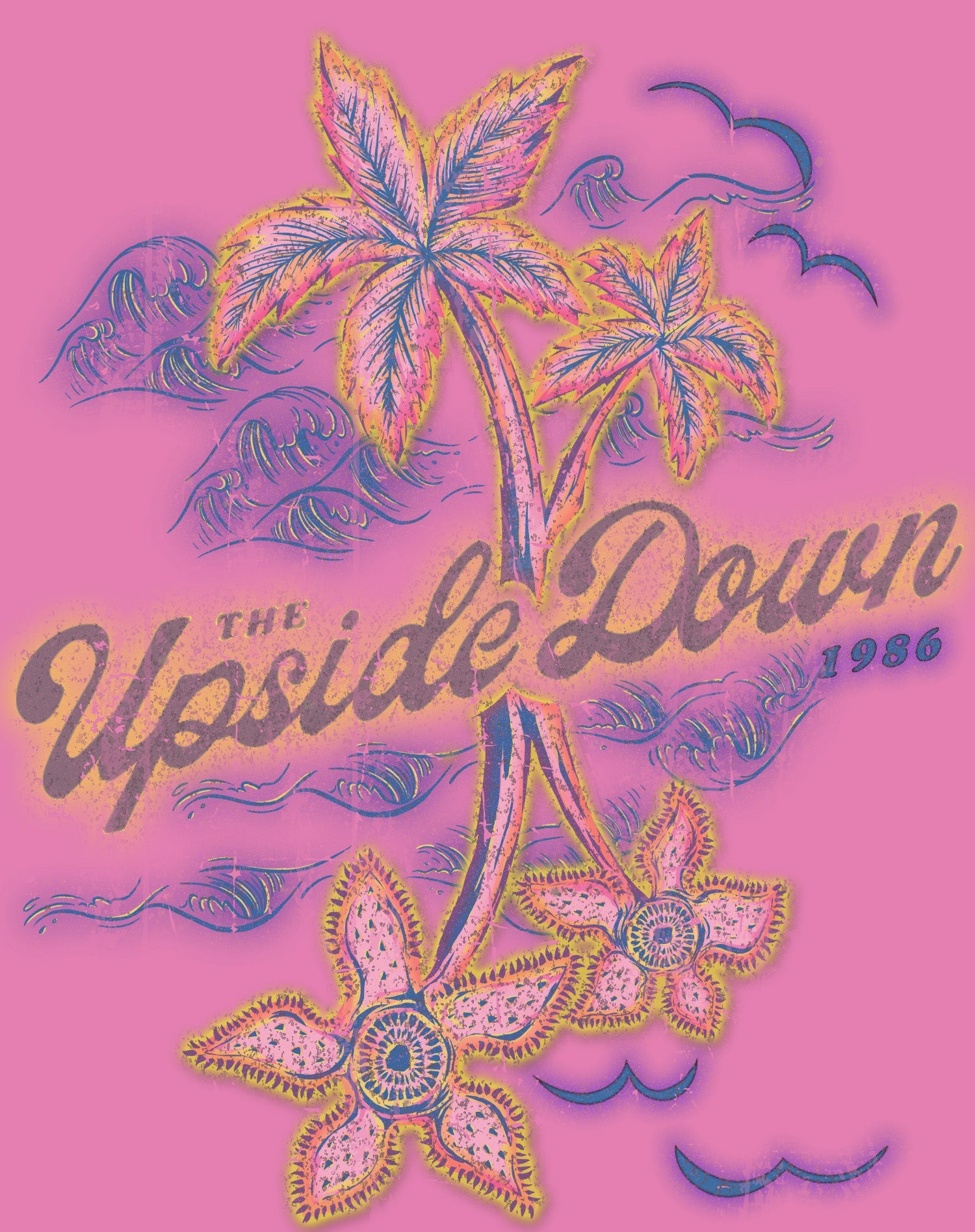 Stranger Things Upside Down Vintage California Men's T-Shirt