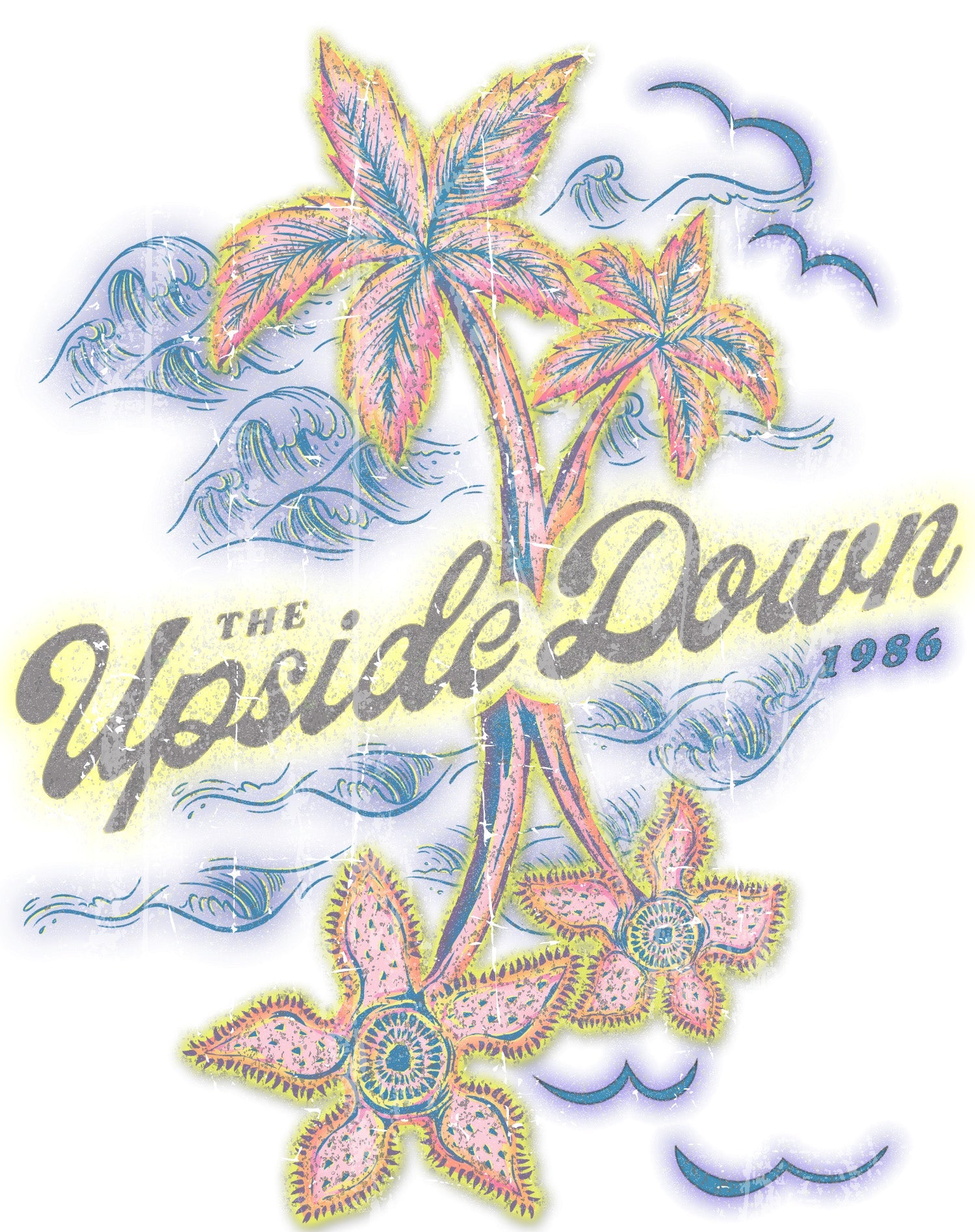 Stranger Things Upside Down Vintage California Men's T-Shirt