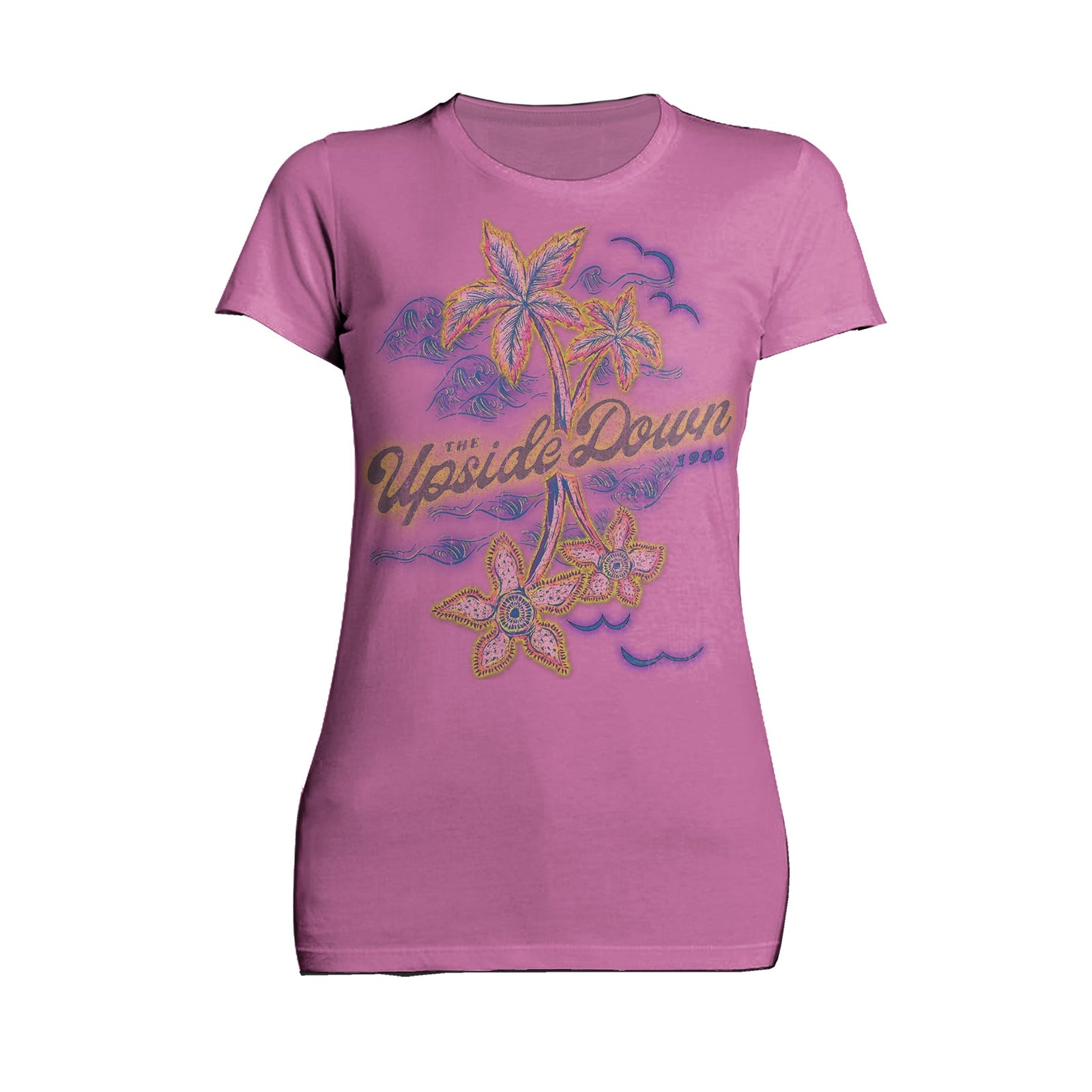 Stranger Things Upside Down Vintage California Official Women's T-Shirt