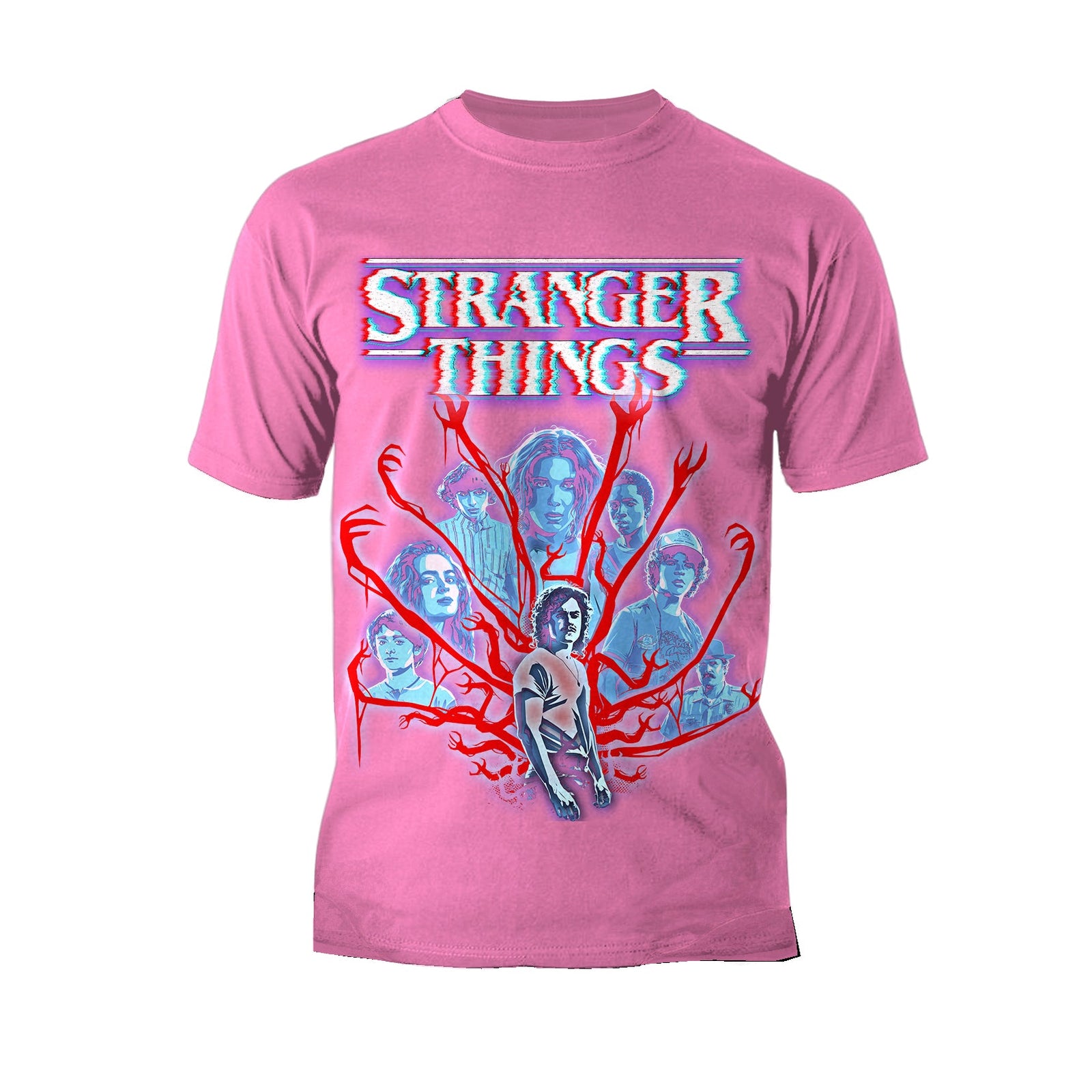 Stranger Things Vines Poster Hive Glitch Men's T-Shirt