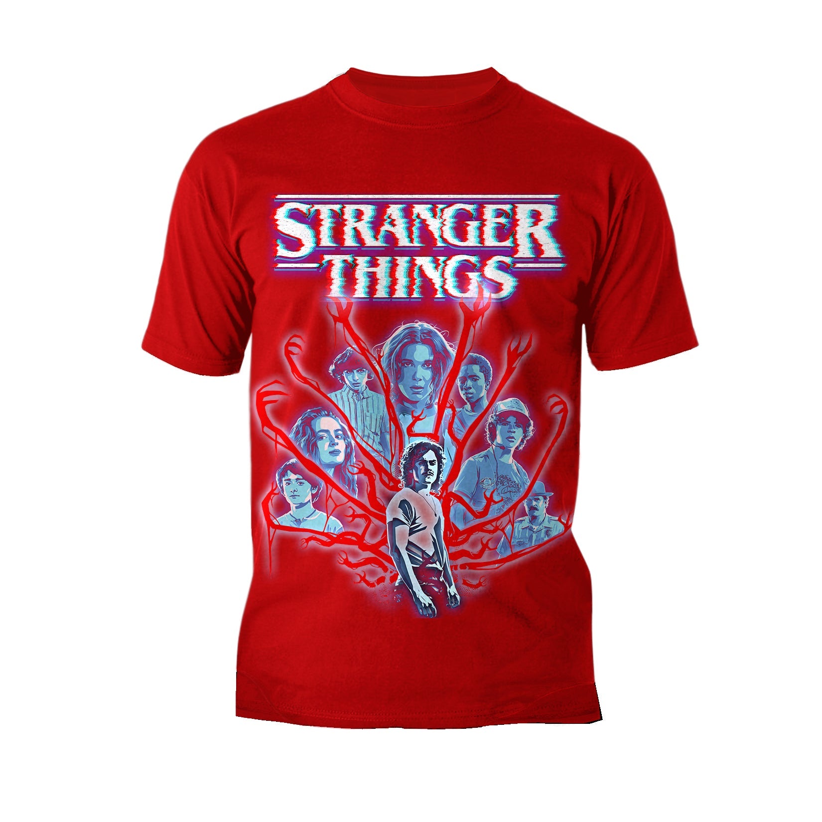 Stranger Things Vines Poster Hive Glitch Men's T-Shirt