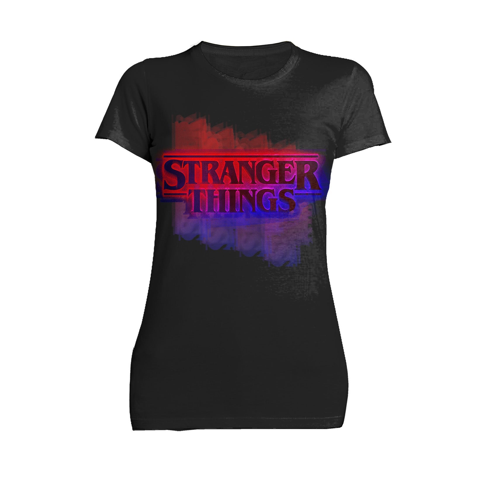 Stranger Things Logo Graffiti Stencil Women's T-shirt