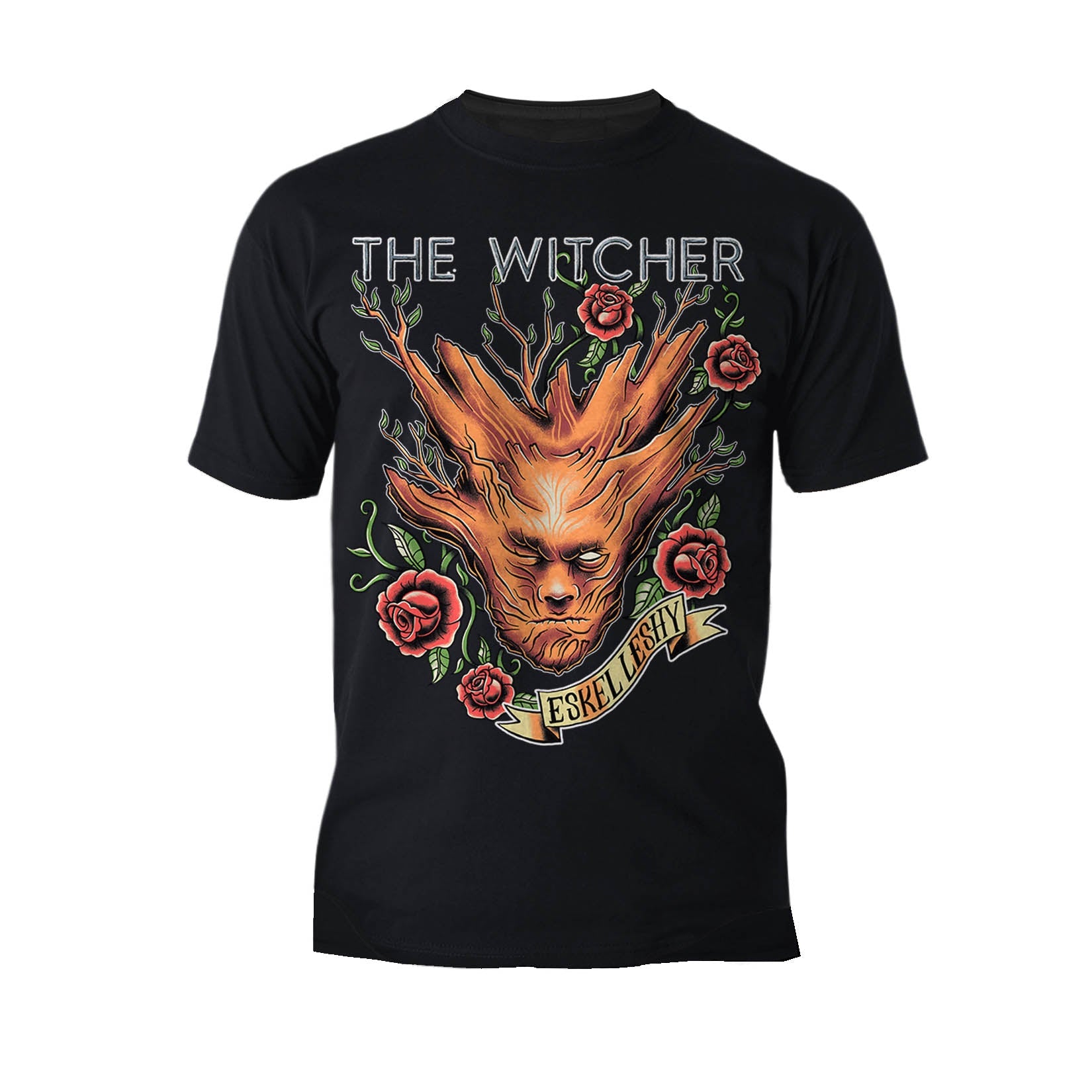 The Witcher Book of Beasts Eskel Leshy Official Men's T-Shirt