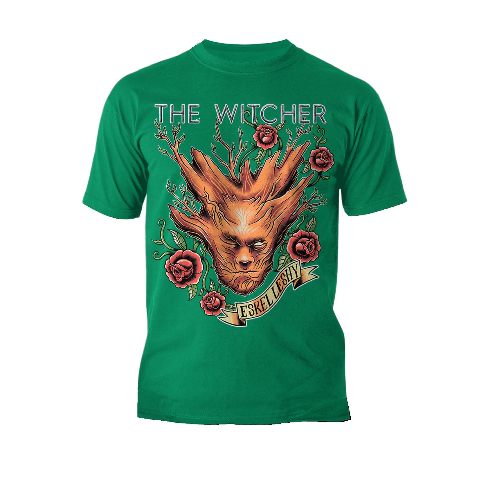 The Witcher Book of Beasts Eskel Leshy Official Men's T-Shirt