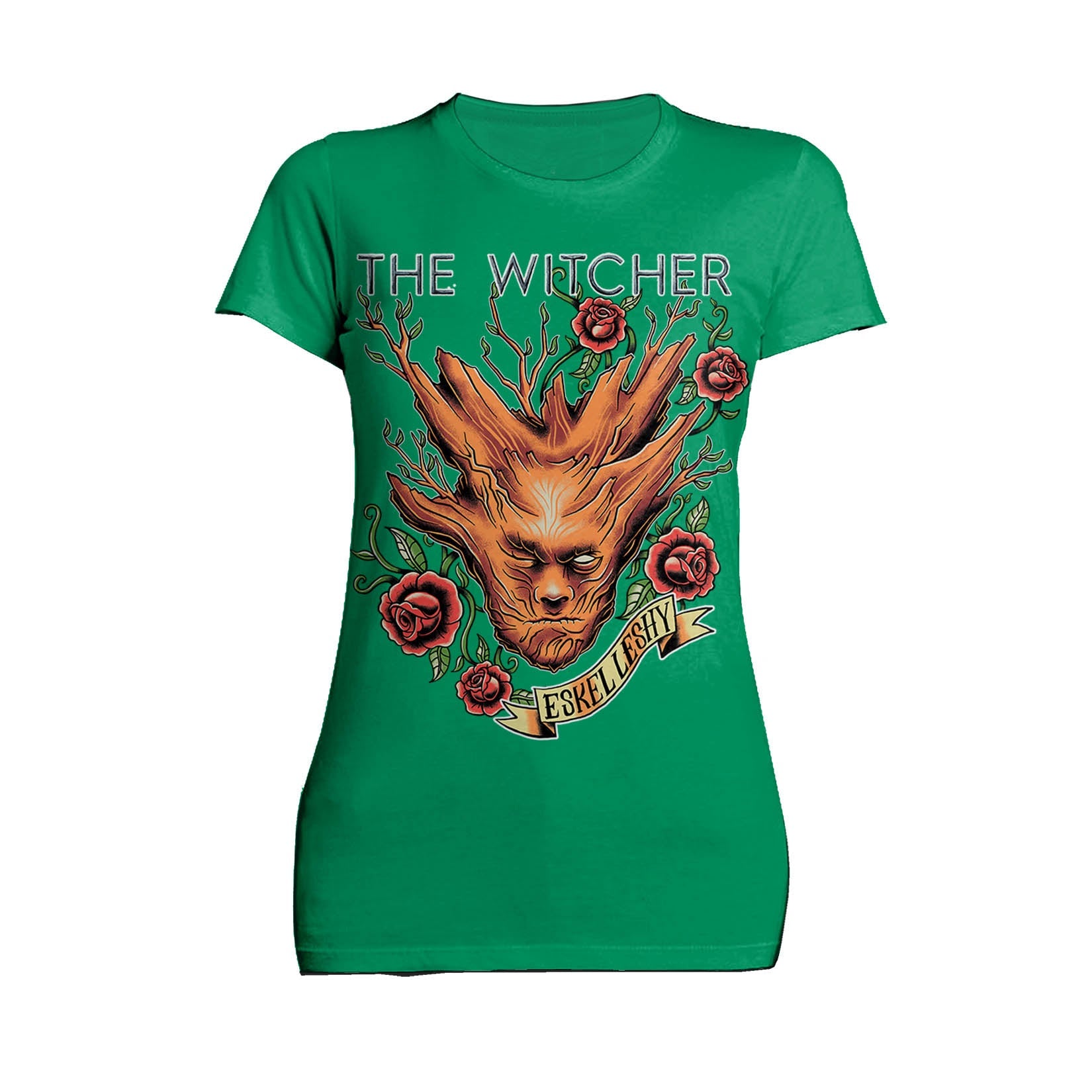 The Witcher Book of Beasts Eskel Leshy Official Women's T-Shirt