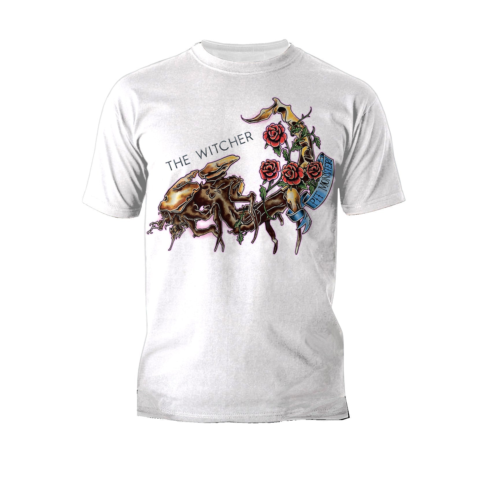 The Witcher Book of Beasts Pit Monster Official Men's T-Shirt