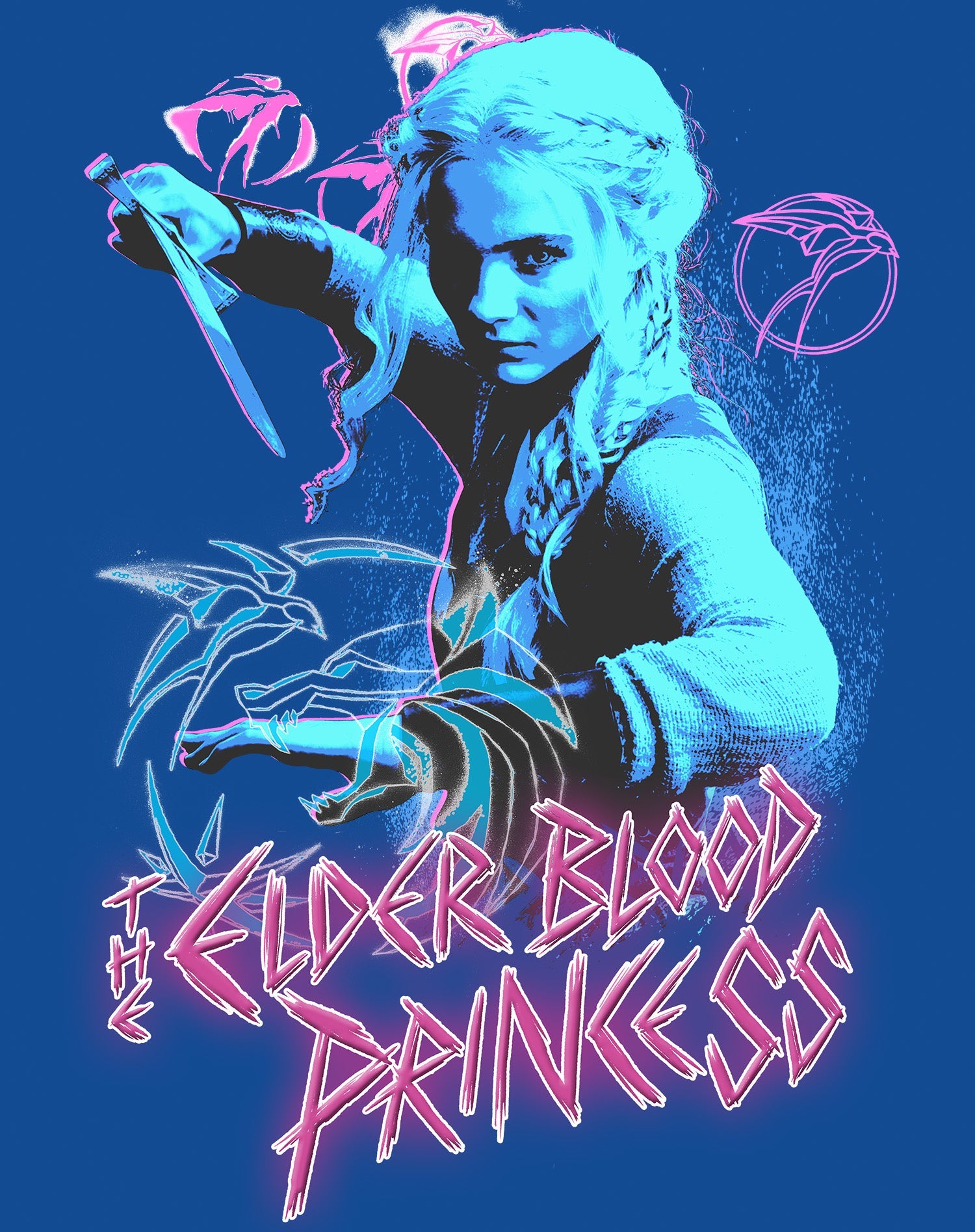 The Witcher Ciri Elder Blood Princess Official Men's T-Shirt