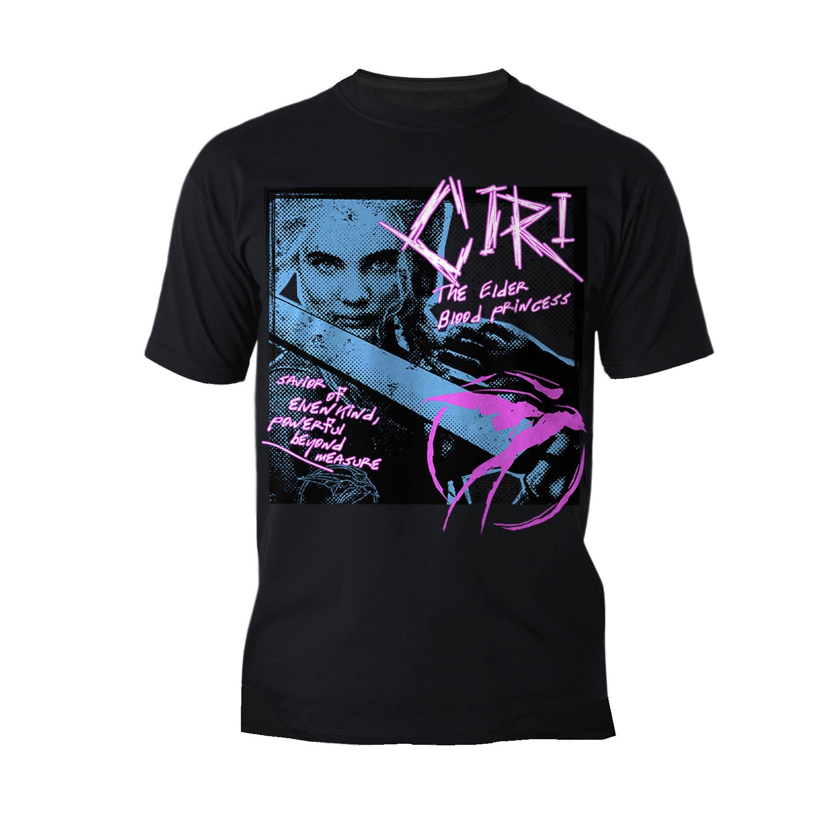 The Witcher Ciri Splash Princess Punk Official Men's T-Shirt
