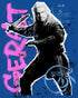 The Witcher Geralt Graffiti Slayer Official Women's T-Shirt