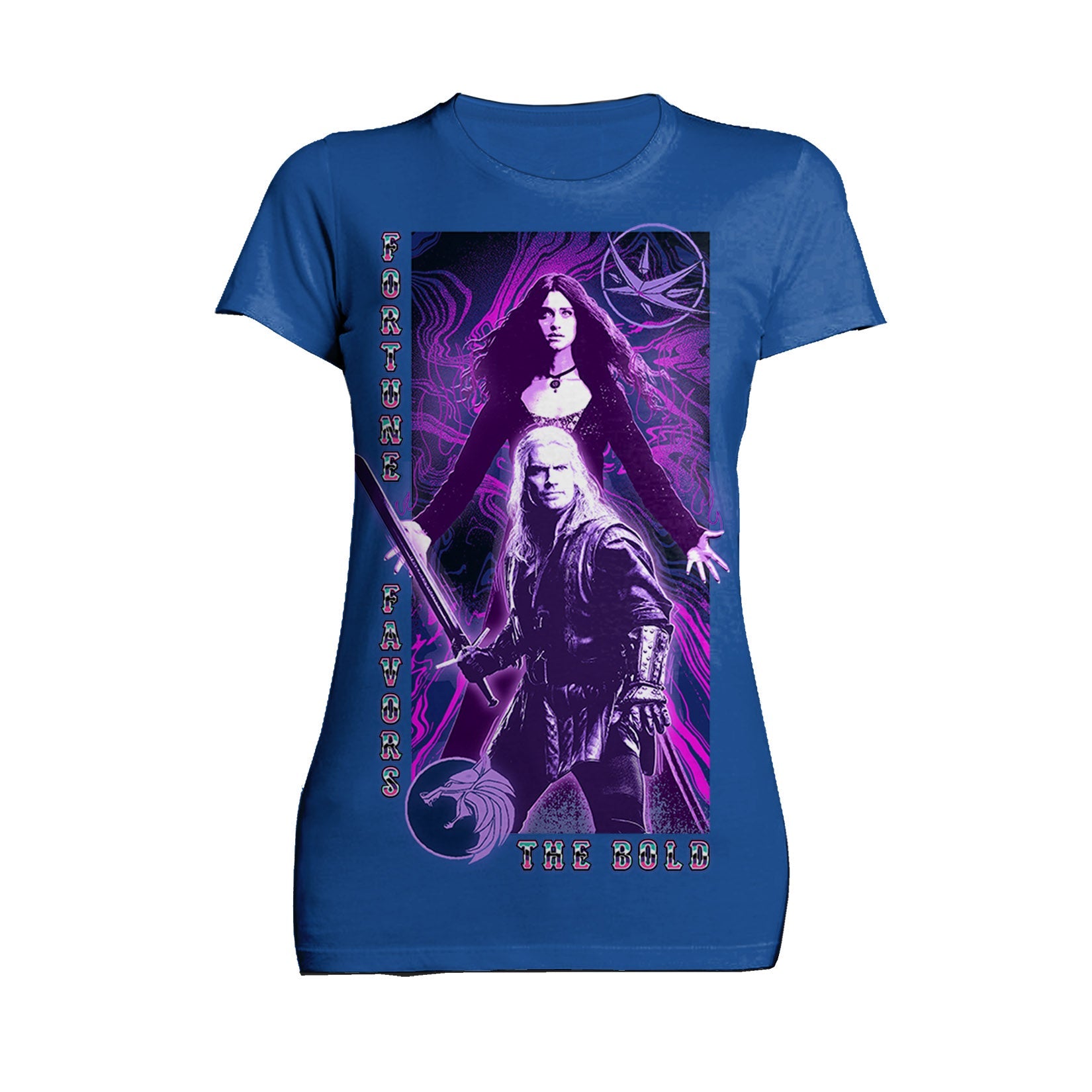 The Witcher Geralt Yennefer Portrait Bold Official Women's T-Shirt