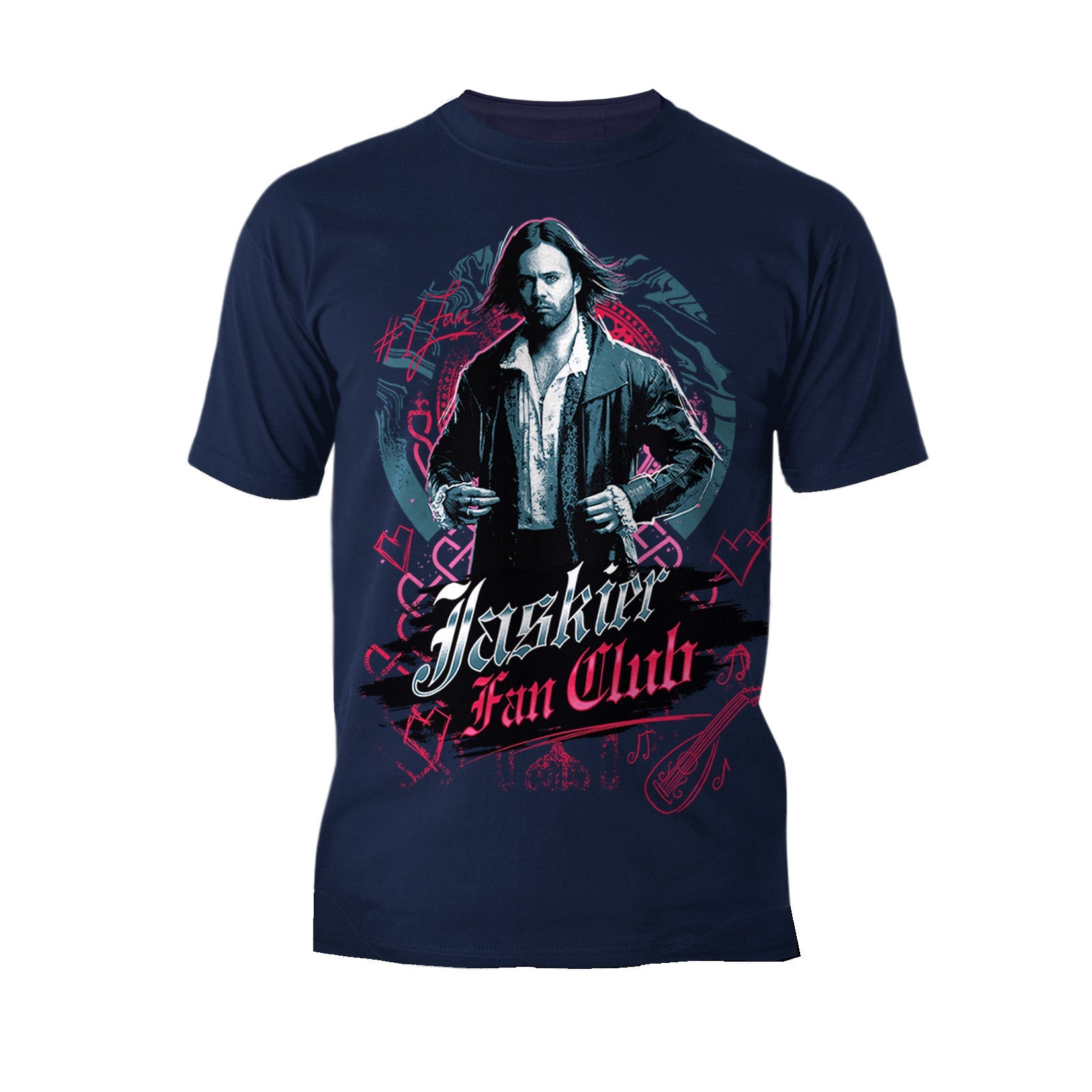 The Witcher Jaskier Splash Fan Club Official Men's T-Shirt