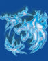 The Witcher Logo Blue Fire Ice Official Men's T-Shirt