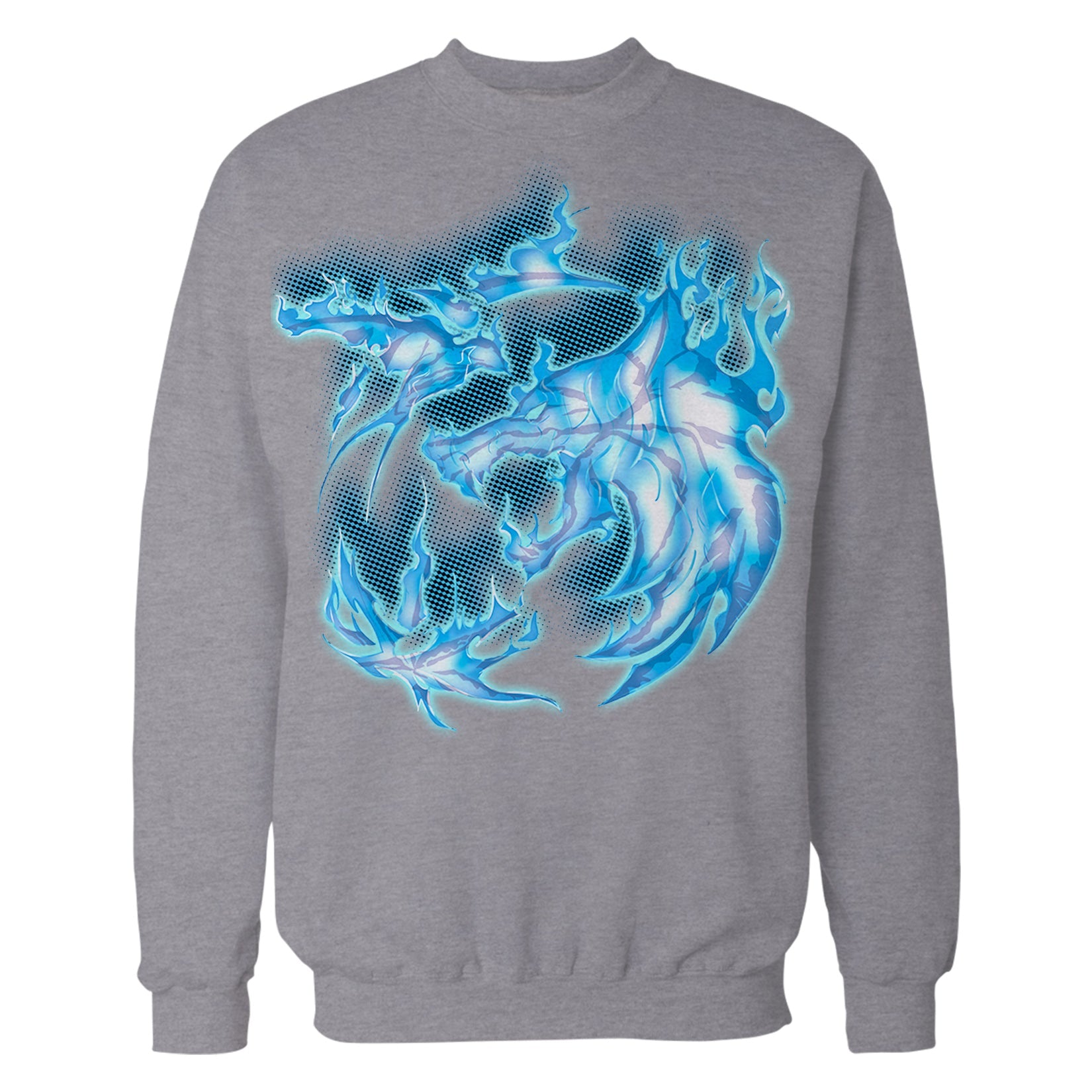 The Witcher Logo Blue Fire Ice Official Sweatshirt