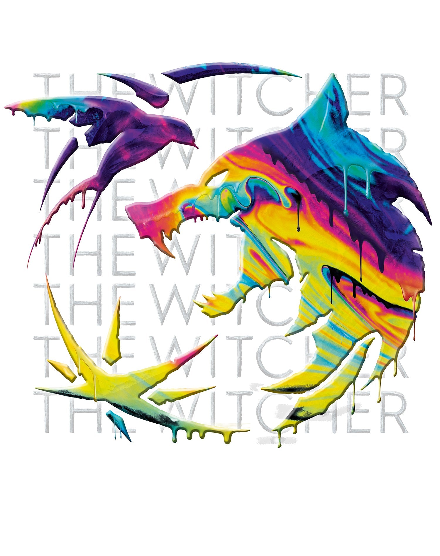 The Witcher Logo Graffiti Stencil Official Women's T-Shirt