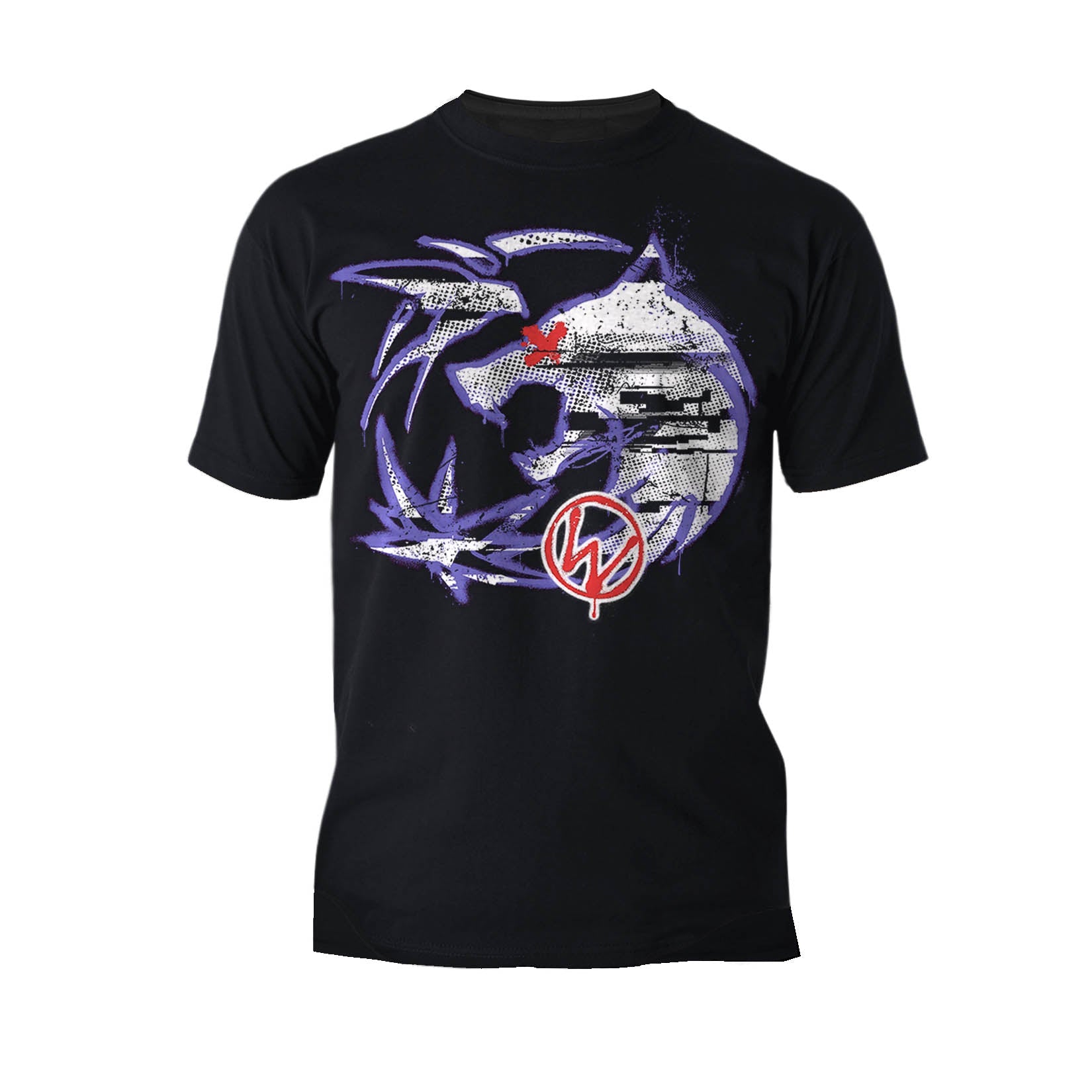 The Witcher Logo Graffiti Tribute Official Men's T-Shirt