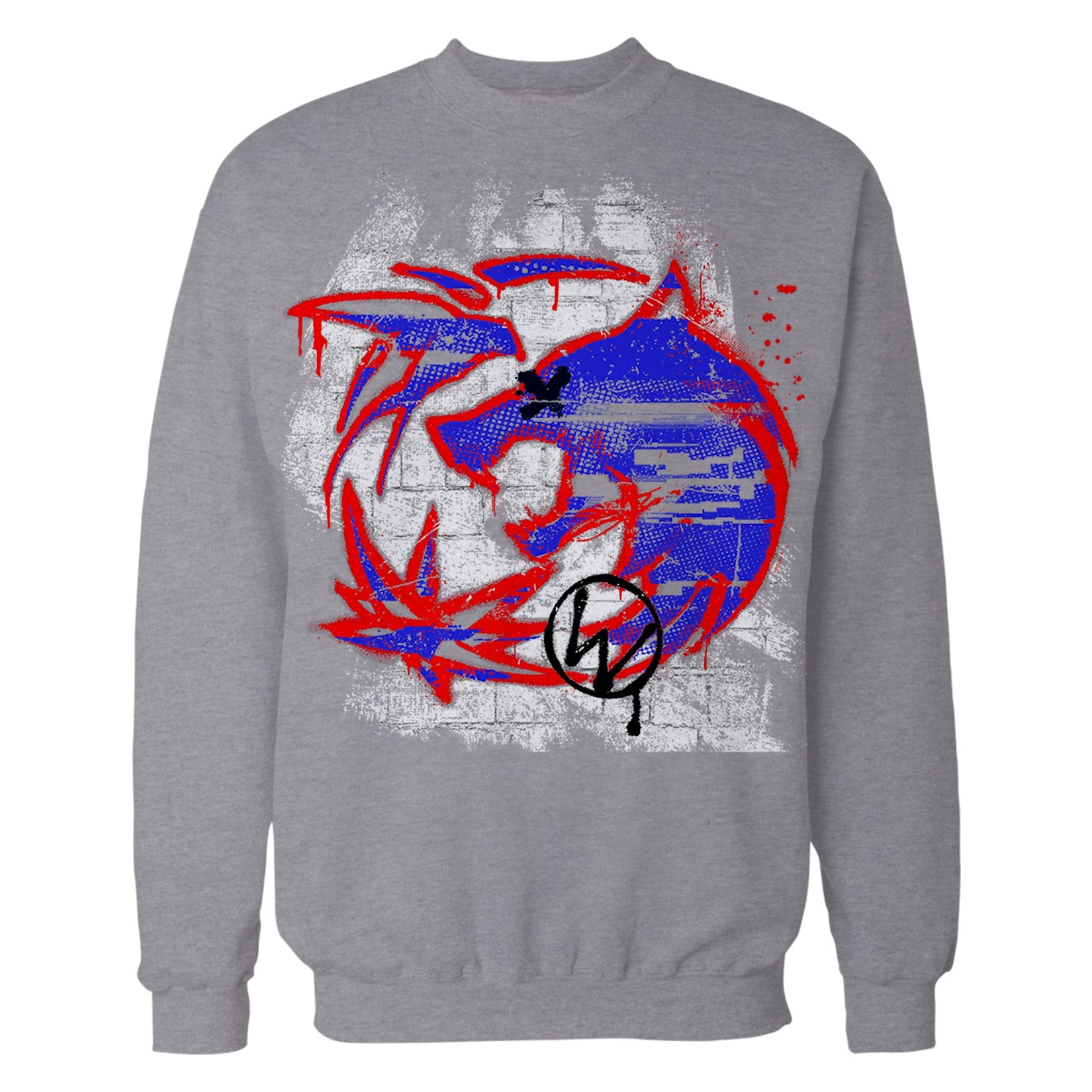 The Witcher Logo Graffiti Wall Official Sweatshirt