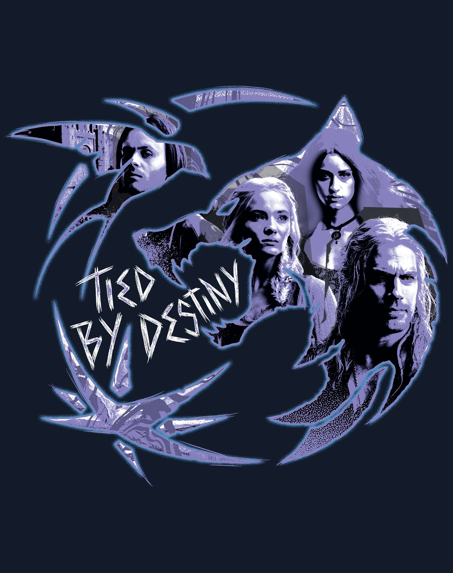 The Witcher Logo Stencil Destiny Official Sweatshirt