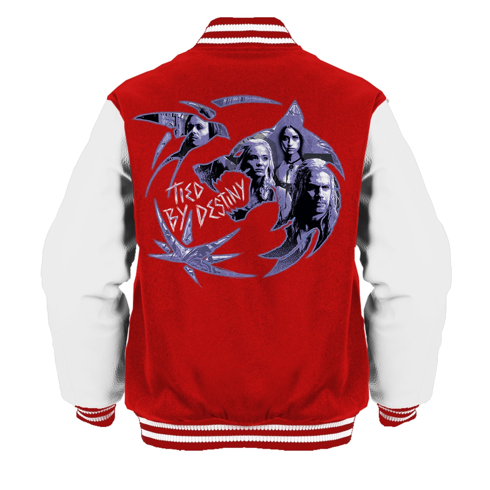 The Witcher Logo Stencil Destiny Official Varsity Jacket