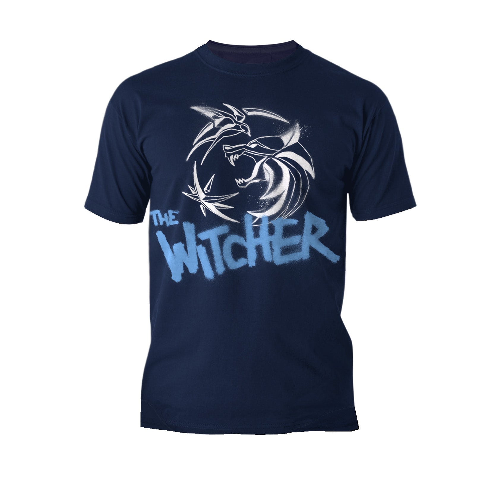 The Witcher Logo Stencil Slayer Official Men's T-Shirt