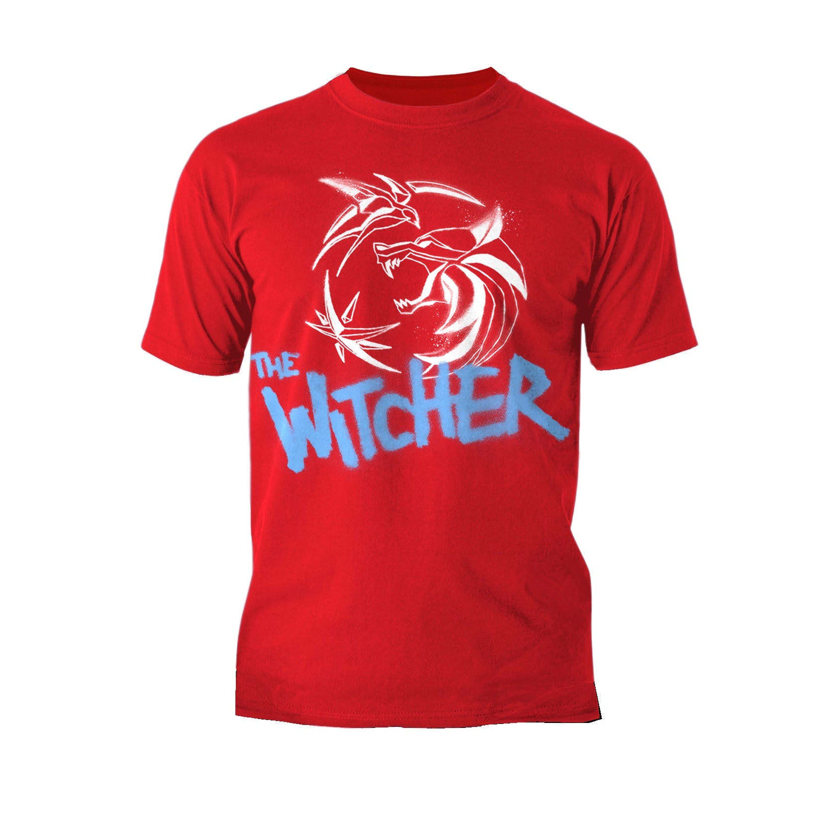 The Witcher Logo Stencil Slayer Official Men's T-Shirt