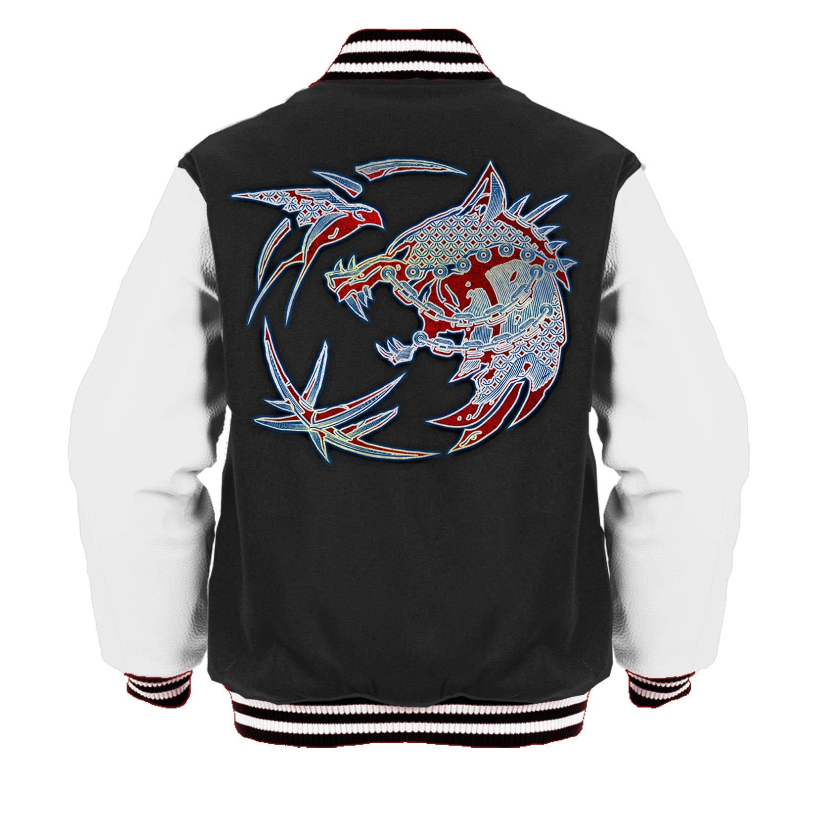 The Witcher Logo Tattoo Armour Official Varsity Jacket