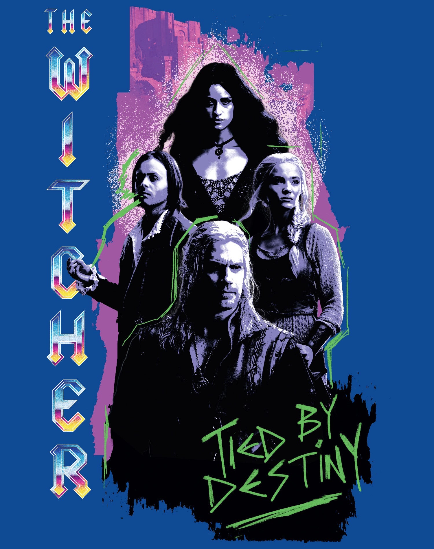 The Witcher Splash Tied Destiny Official Sweatshirt