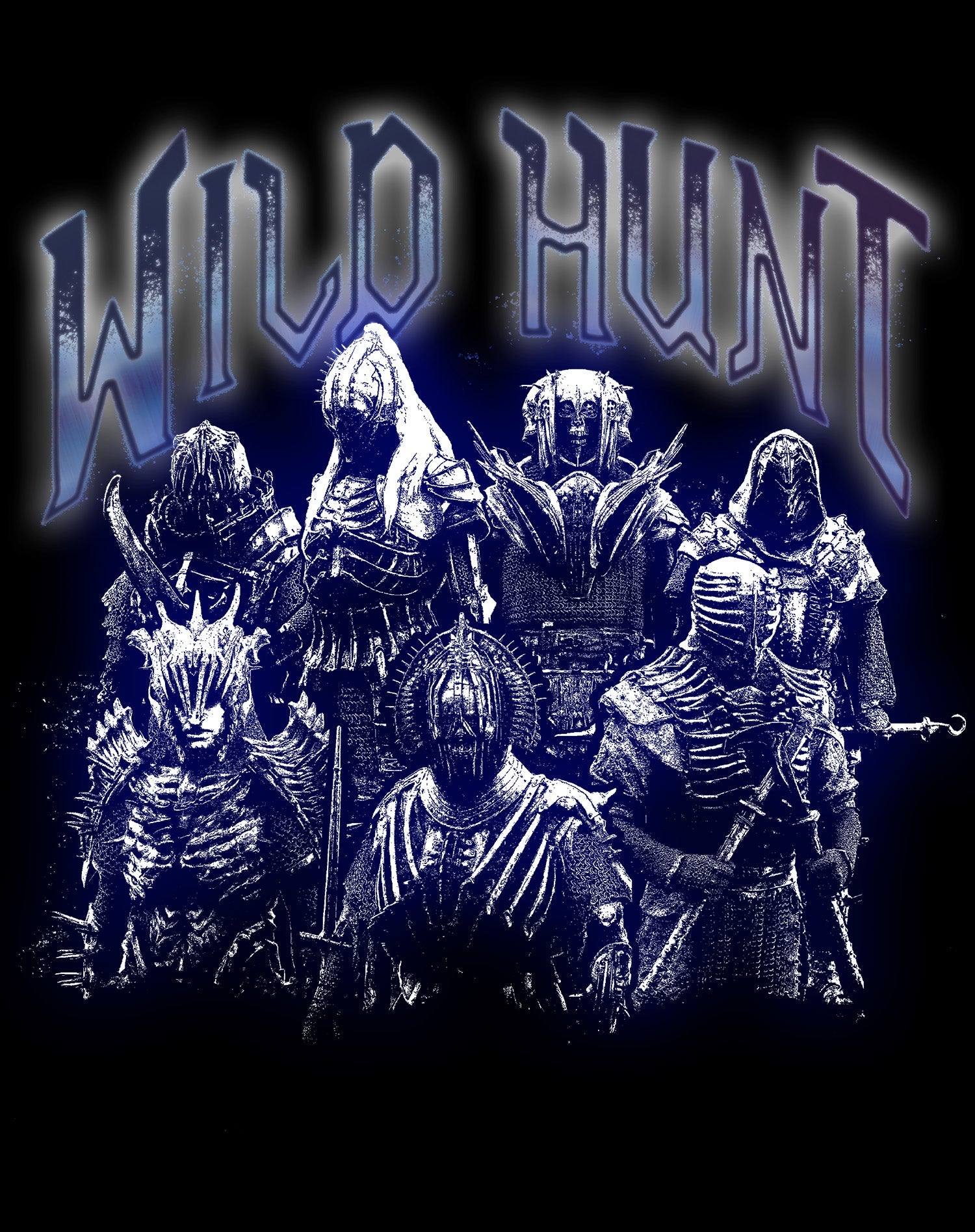 The Witcher Wild Hunt Spectral Riders Official Men's T-Shirt