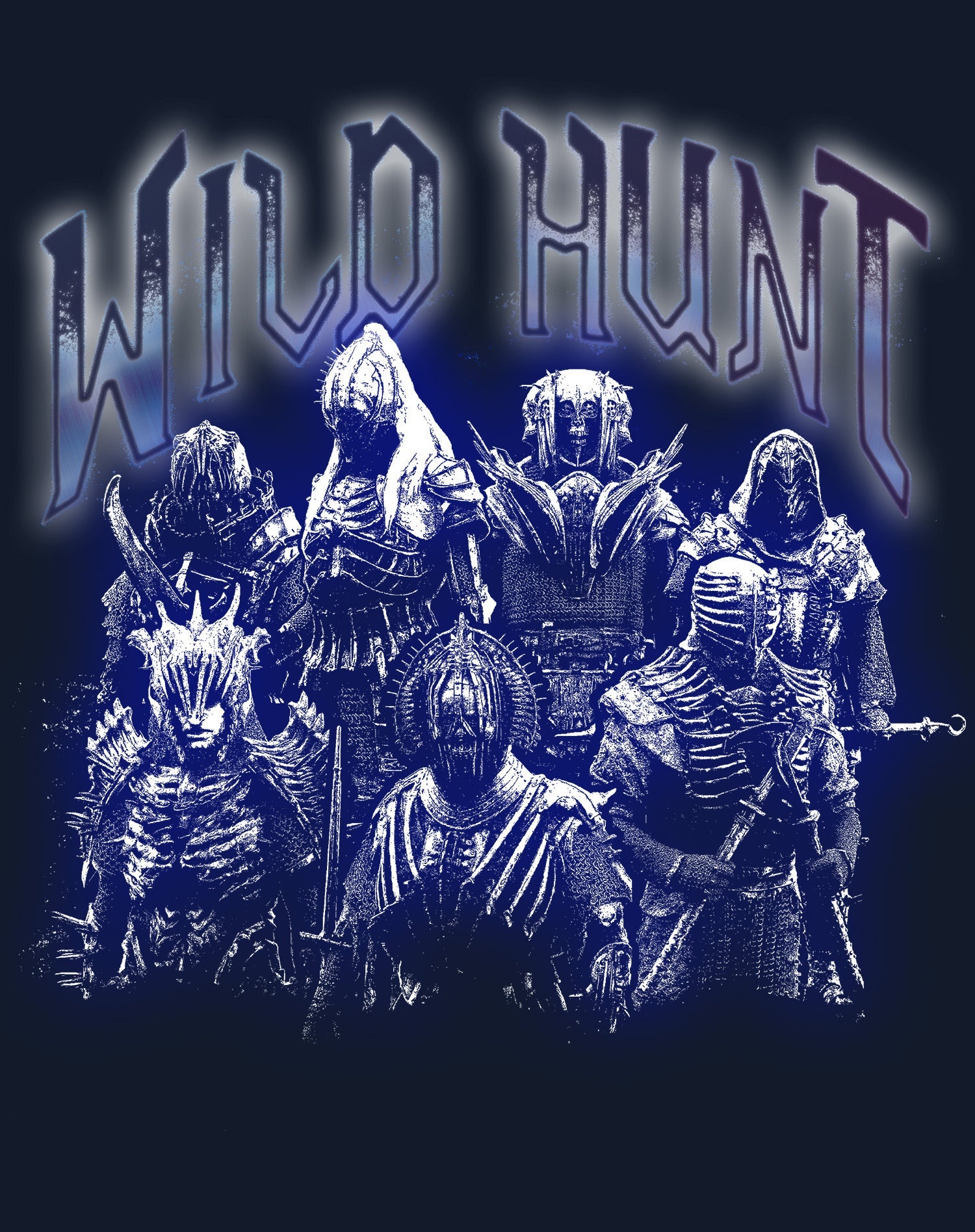The Witcher Wild Hunt Spectral Riders Official Men's T-Shirt