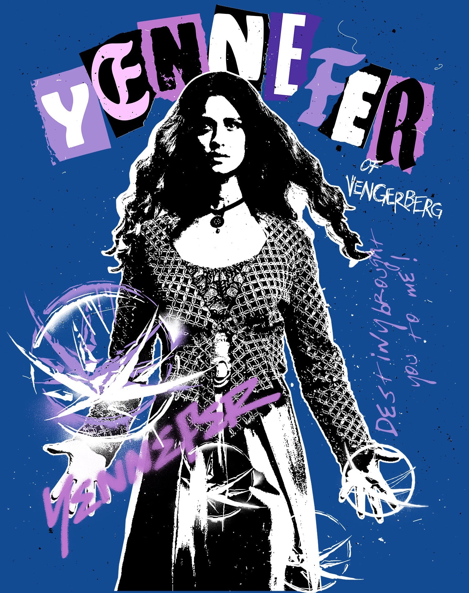 The Witcher Yennefer Punk Vengerberg Official Men's T-Shirt