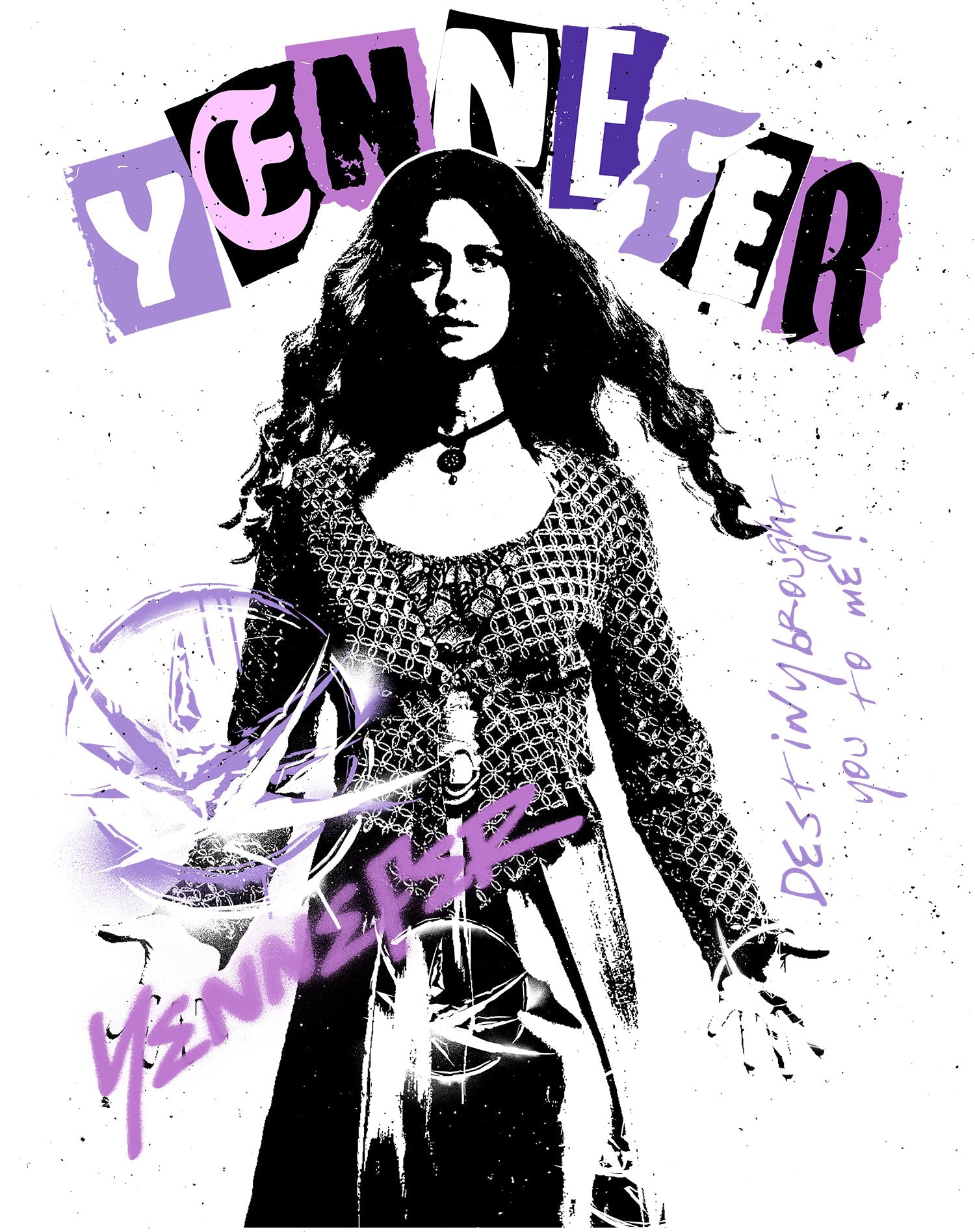 The Witcher Yennefer Punk Vengerberg Official Men's T-Shirt