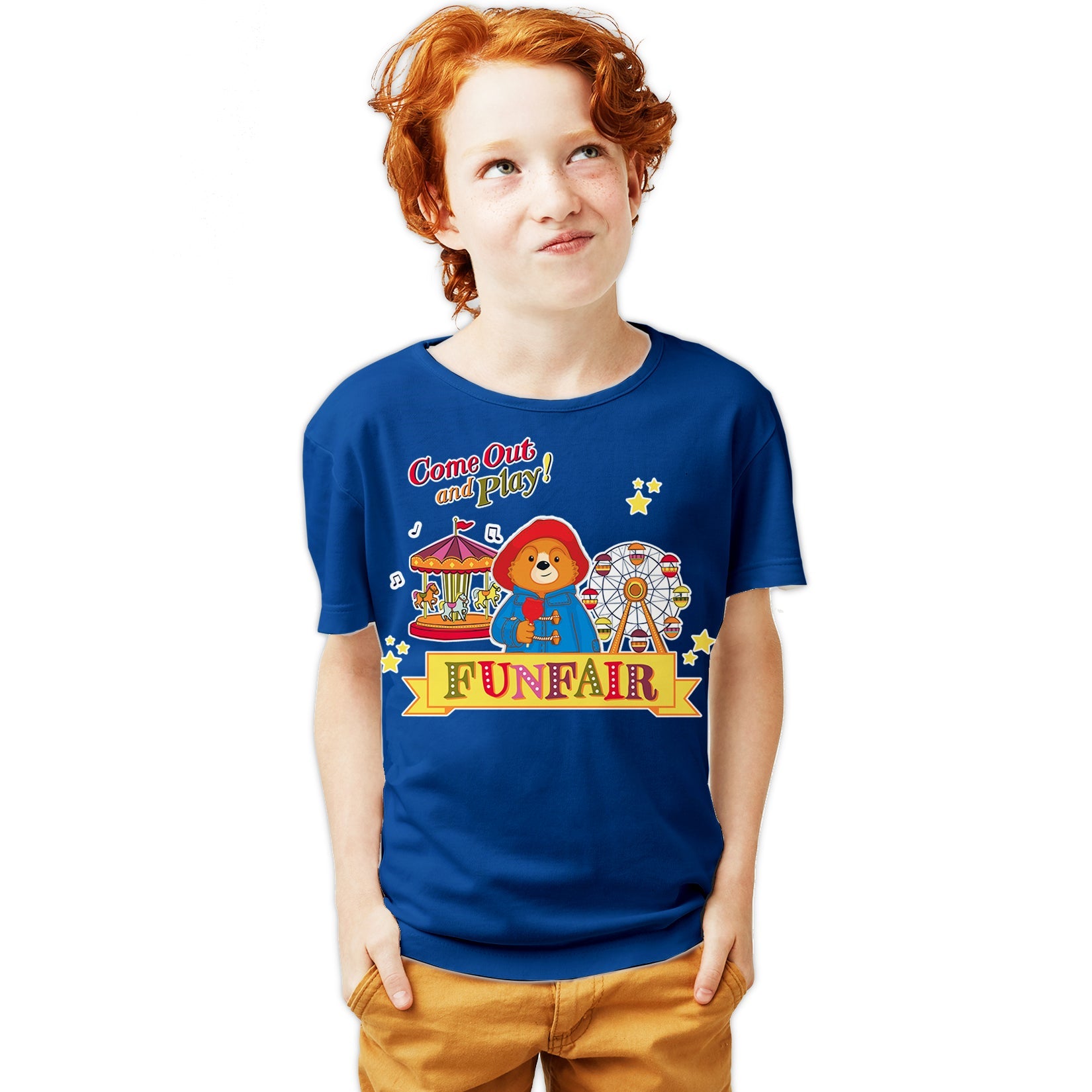 Paddington Bear Adventures Come Out & Play Official Youth T-Shirt