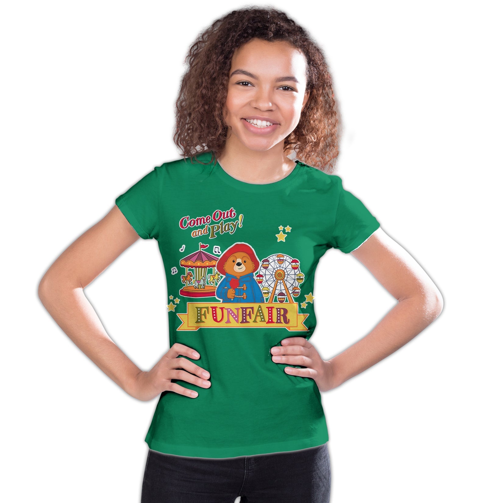 Paddington Bear Adventures Come Out & Play Official Youth T-Shirt