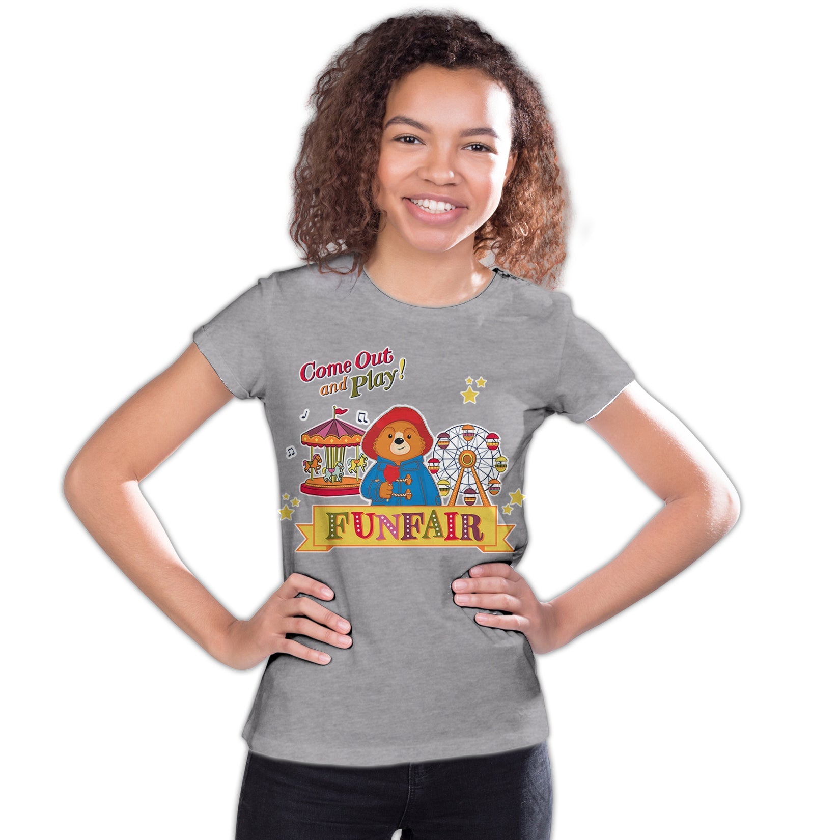 Paddington Bear Adventures Come Out & Play Official Youth T-Shirt