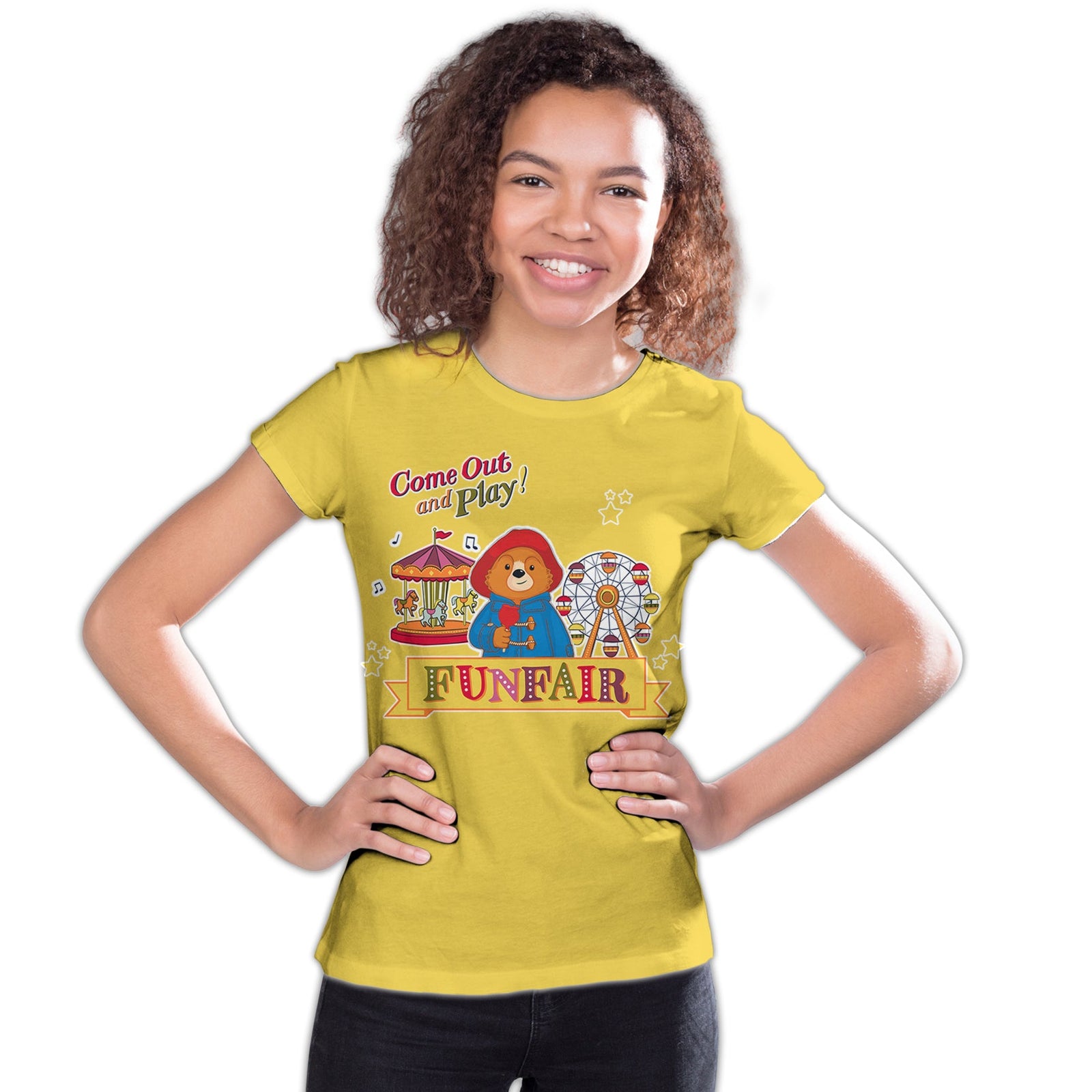 Paddington Bear Adventures Come Out & Play Official Youth T-Shirt