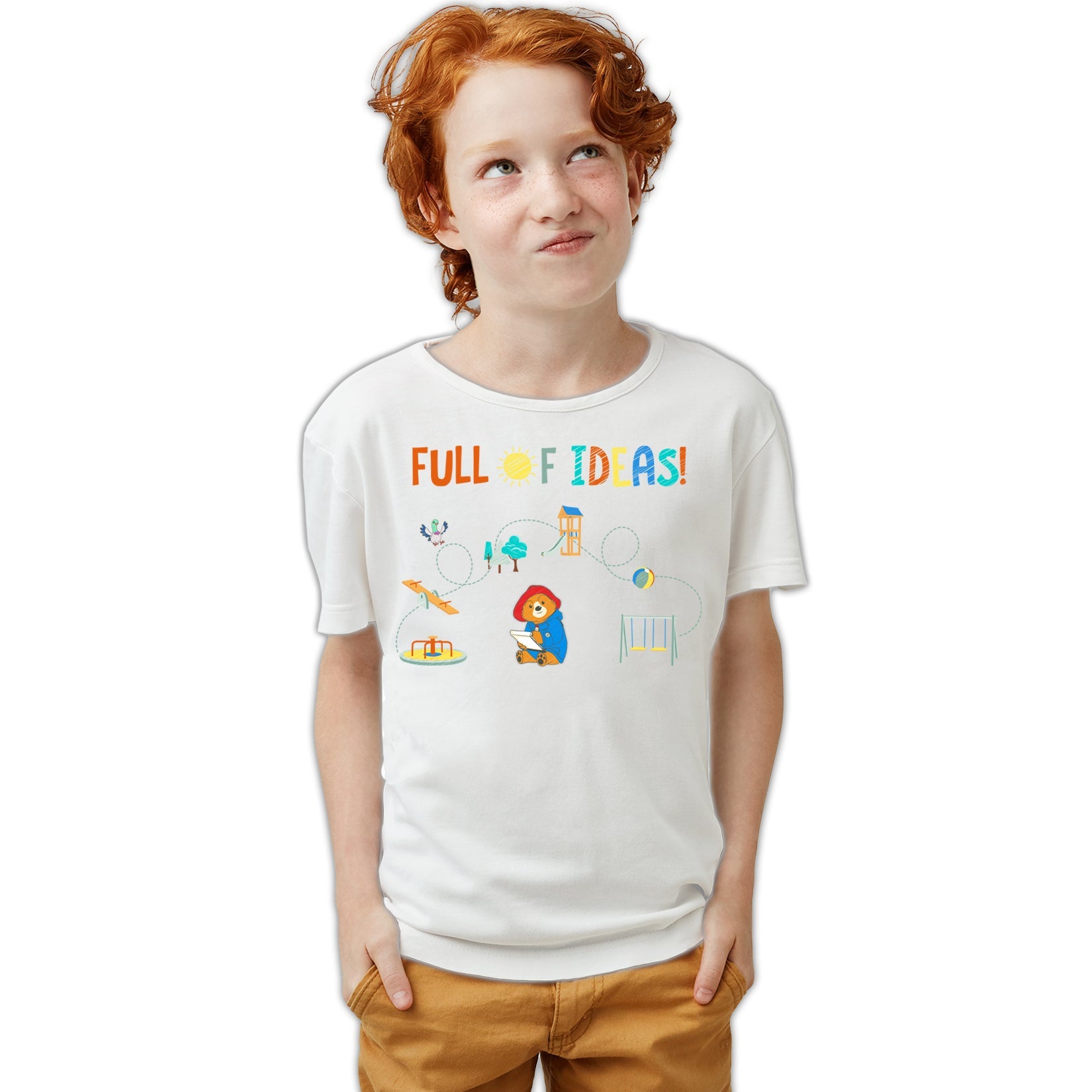 Paddington Bear Adventures Full of Ideas Official Youth T-Shirt